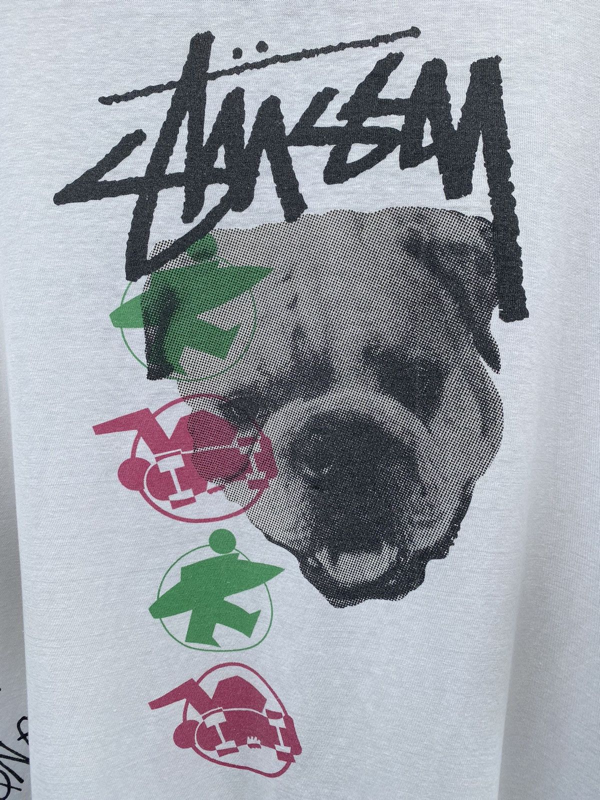 Stussy Stüssy Livin XL Multiprint Rare Tshirt Golden Size Size US XL / EU 56 / 4 - 9 Thumbnail