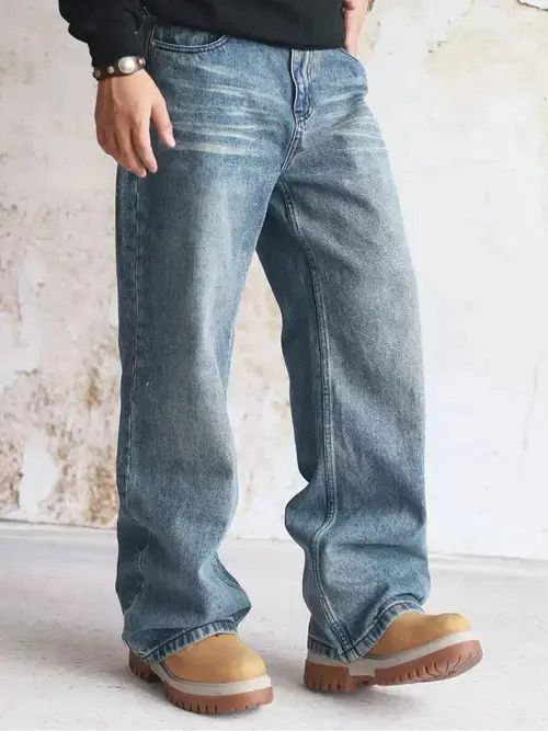 Jean Baggy Flare Denim Jeans Size US 36 / EU 52 - 1 Thumbnail