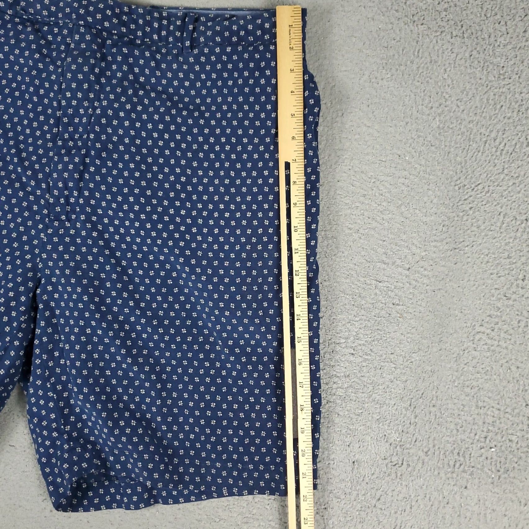 Ralph Lauren Ralph Lauren Shorts Mens Size 40 Blue Geometric Pony Casual Flat Front Chino * Size US 40 / EU 56 - 5 Thumbnail