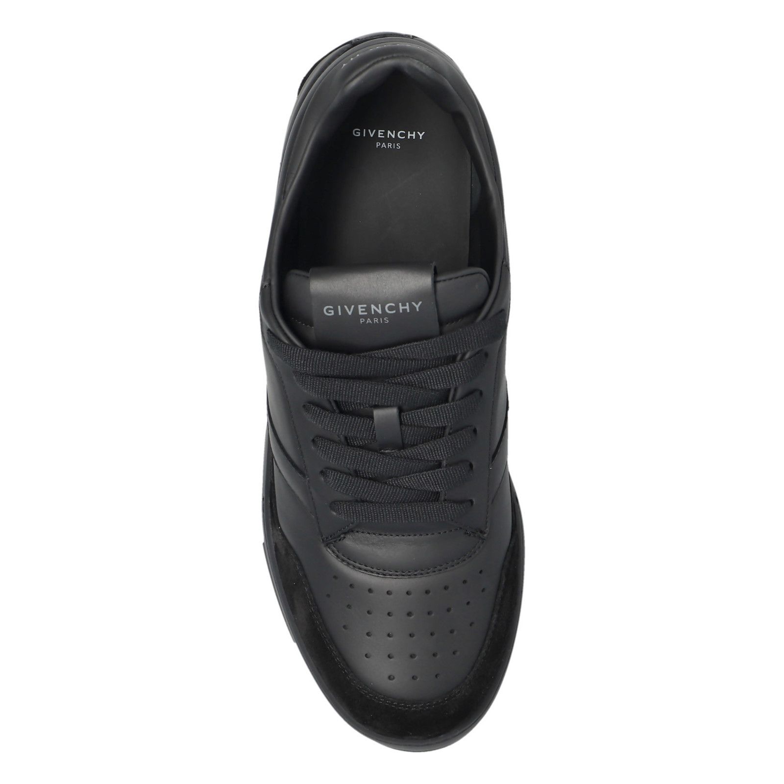 Givenchy GIVENCHY Black Leather Sports Sneakers New & Authentic (Men' Size US 11 / EU 44 - 4 Thumbnail
