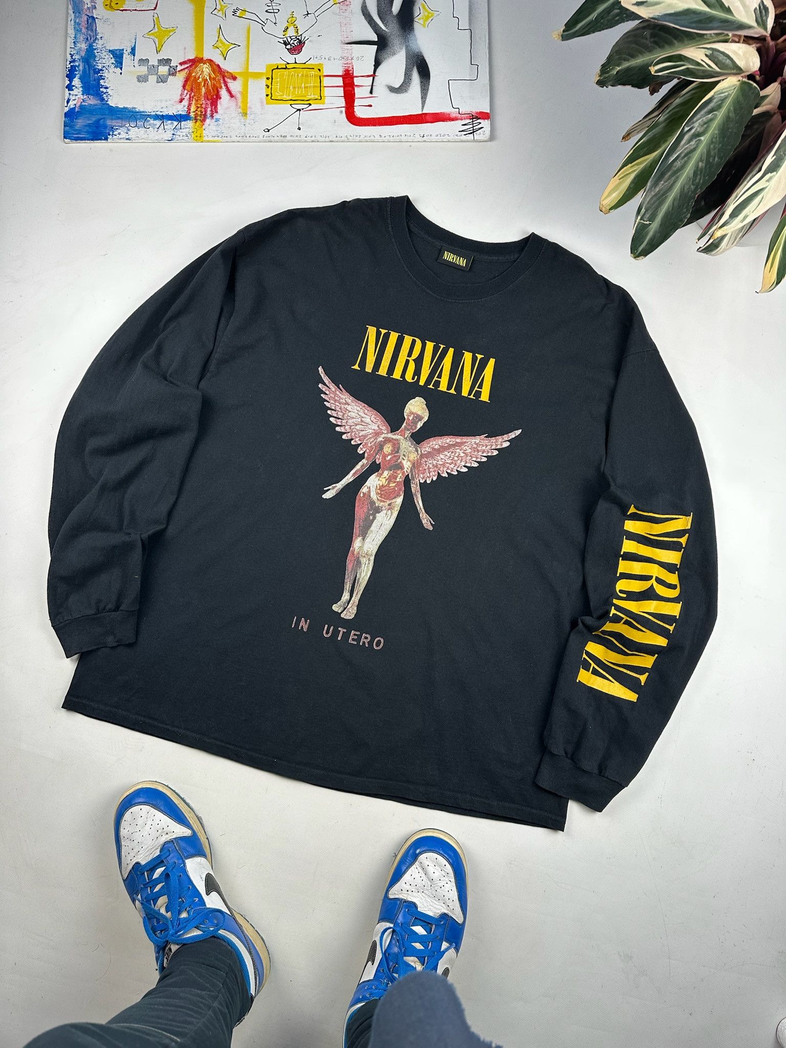 Band Tees Nirvana in utero Long Sleeve Tshirt Size US XXL / EU 58 / 5 - 2 Thumbnail