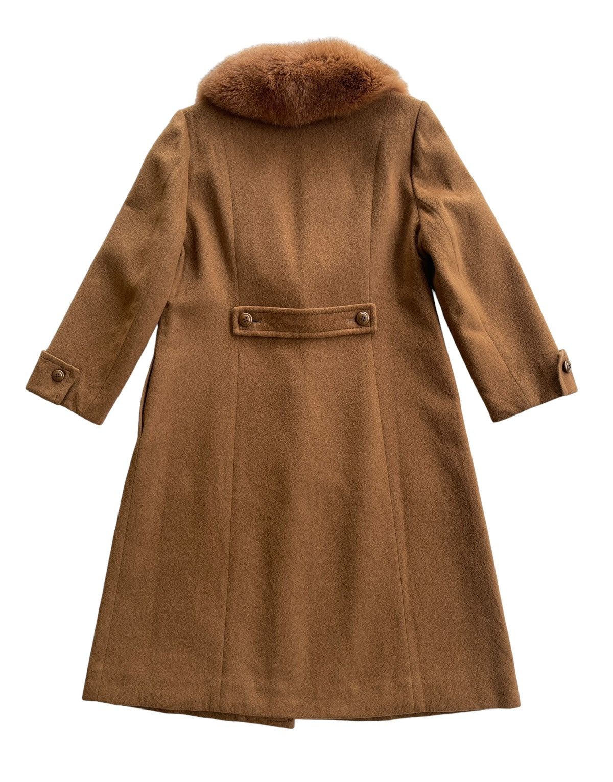 Vintage Vintage Sainte Lapine Raccoon Fur Cashmere Longcoat Size M / US 6-8 / IT 42-44 - 6 Thumbnail