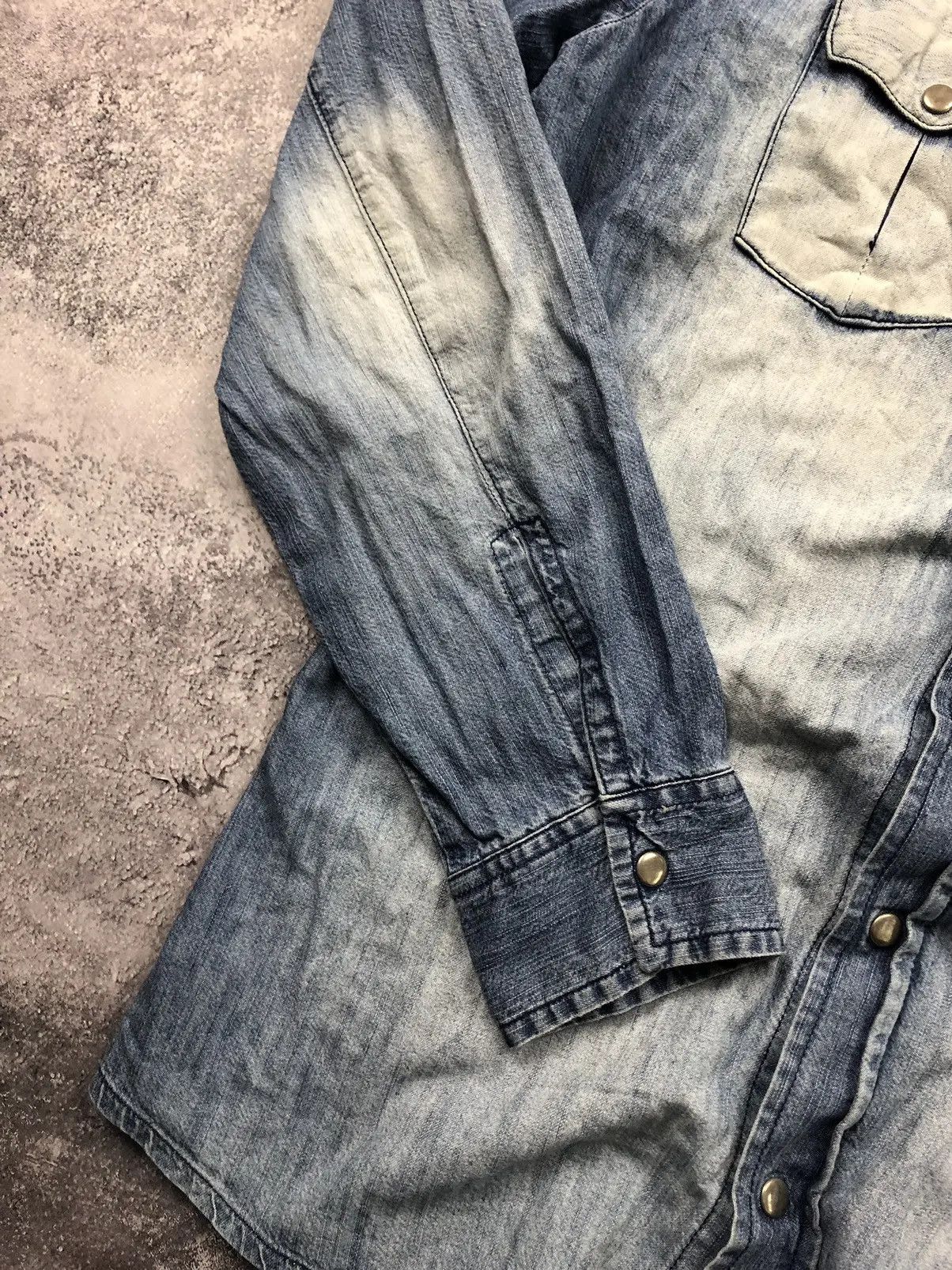 Dolce & Gabbana DOLCE&GABBANA Vintage J&ANS AvantgardeStreetwear Denim Shirt Size US L / EU 52-54 / 3 - 9 Thumbnail