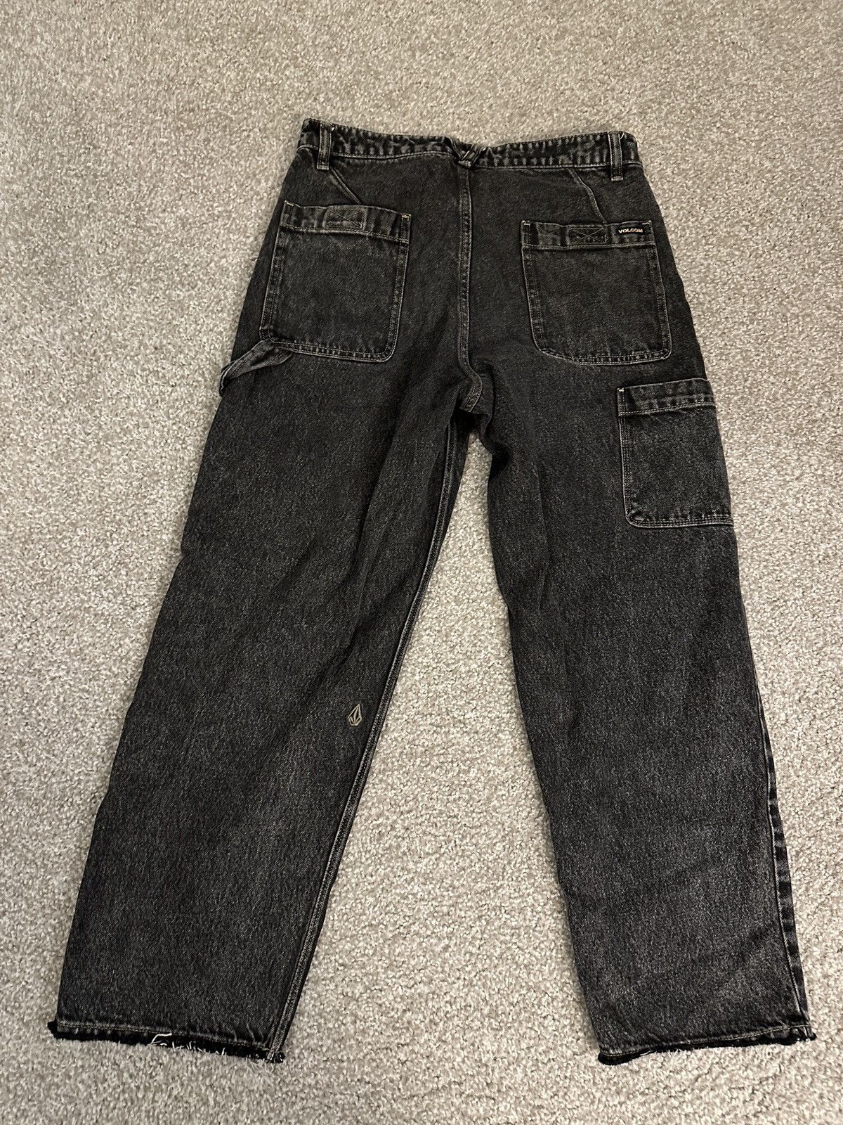 Volcom Volcom Solver Jeans Men's W30 x L31 Black Straight Skater Size US 30 / EU 46 - 6 Thumbnail