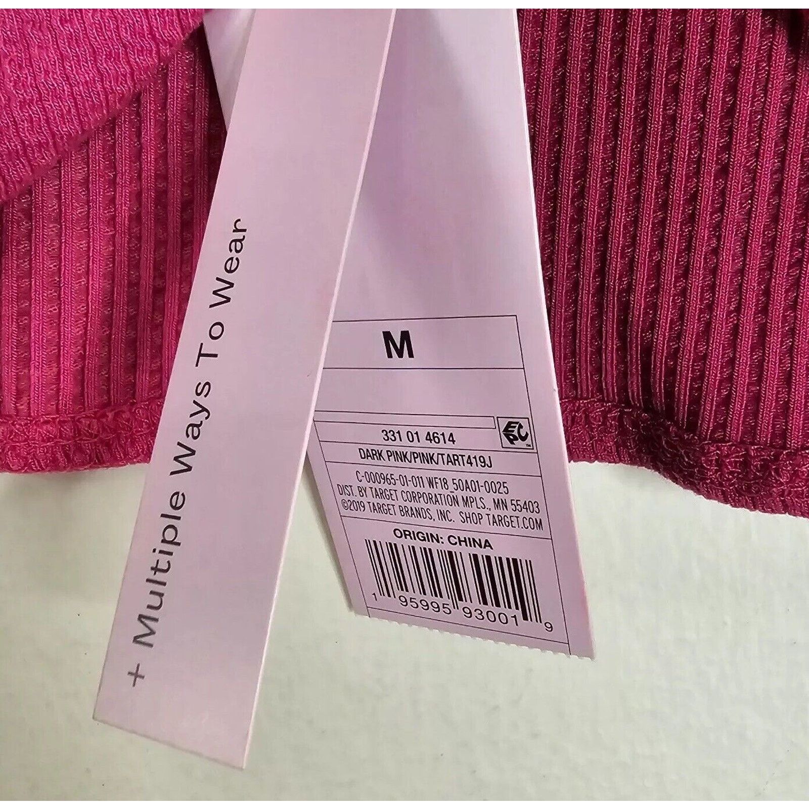 Other NWT Wild Fable Pink Front Ruched Bralette Crop Tank Top M Size M / US 6-8 / IT 42-44 - 4 Thumbnail