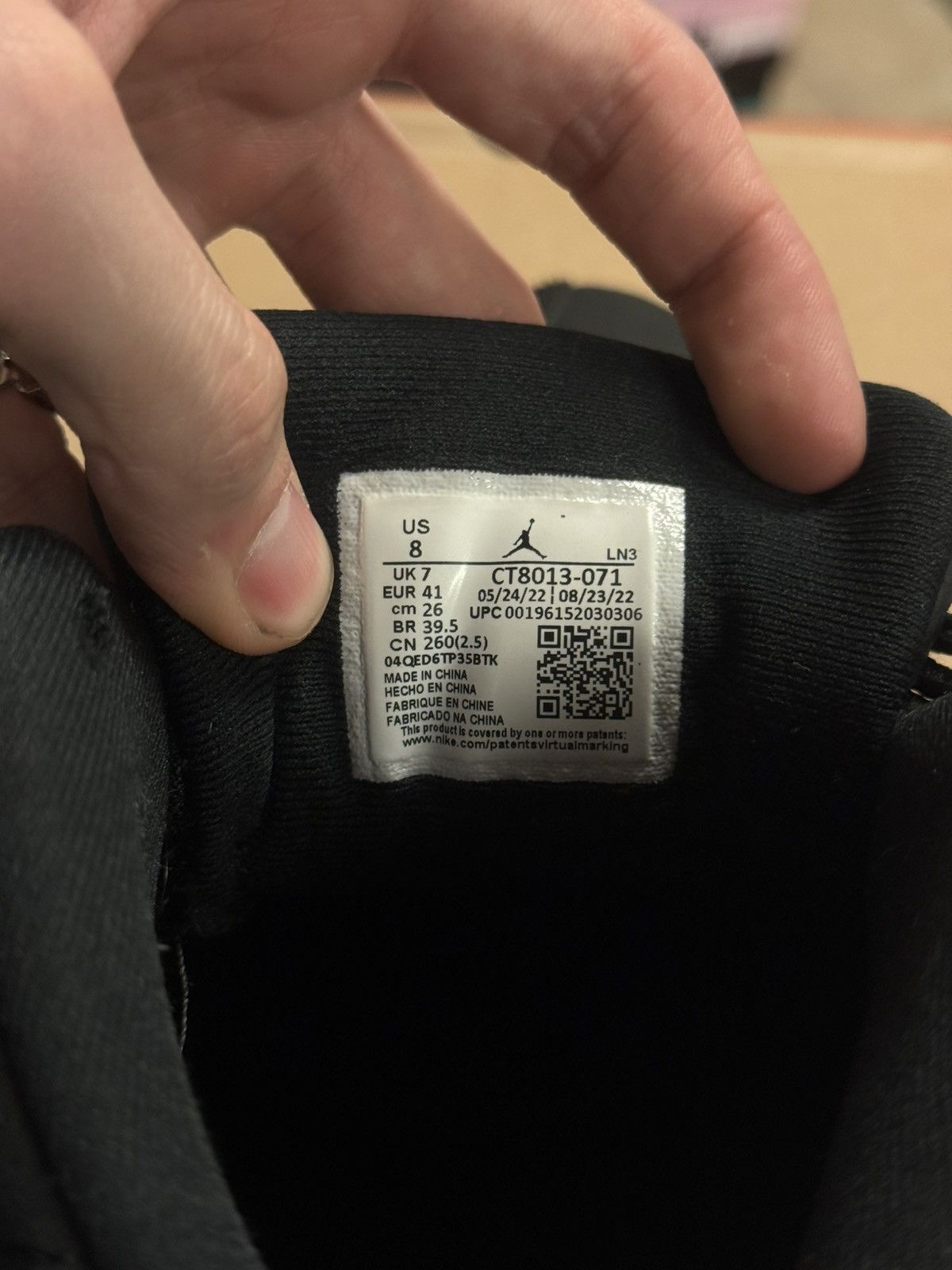 Jordan Brand × Nike Jordan 12 Black Taxi Size 8 🧼 W BOX (2022) Size US 8 / EU 41 - 14 Thumbnail
