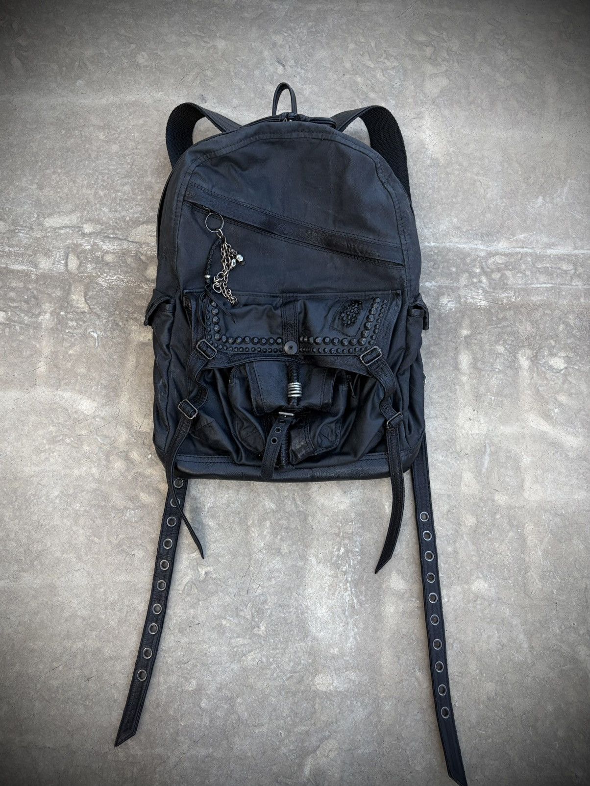 KMRii kmrii goat skin skull tassel archive backpack | Grailed
