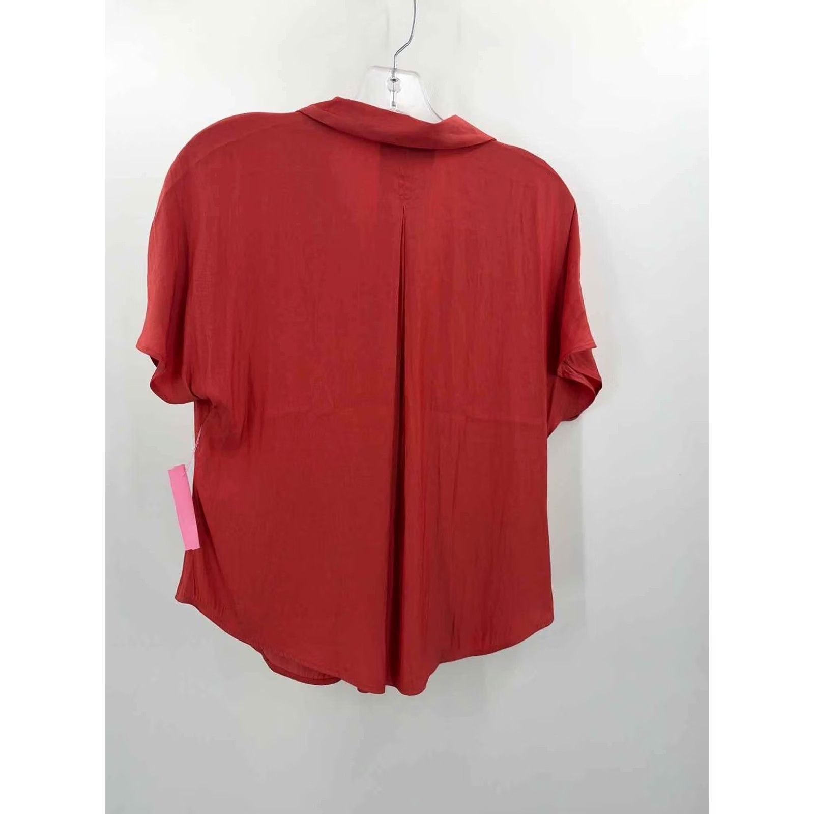 Banana Republic Banana Republic Red Button Down Shirt Size XS Size XS / US 0-2 / IT 36-38 - 2 Thumbnail