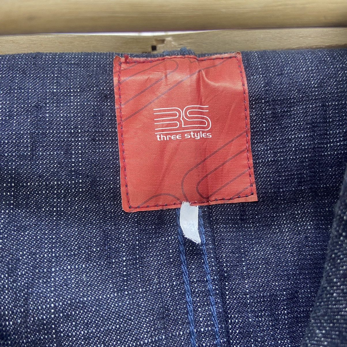 Japanese Brand Japanese Brand 3S Three Styles Distressed Denim Jacket Size US M / EU 48-50 / 2 - 23 Thumbnail
