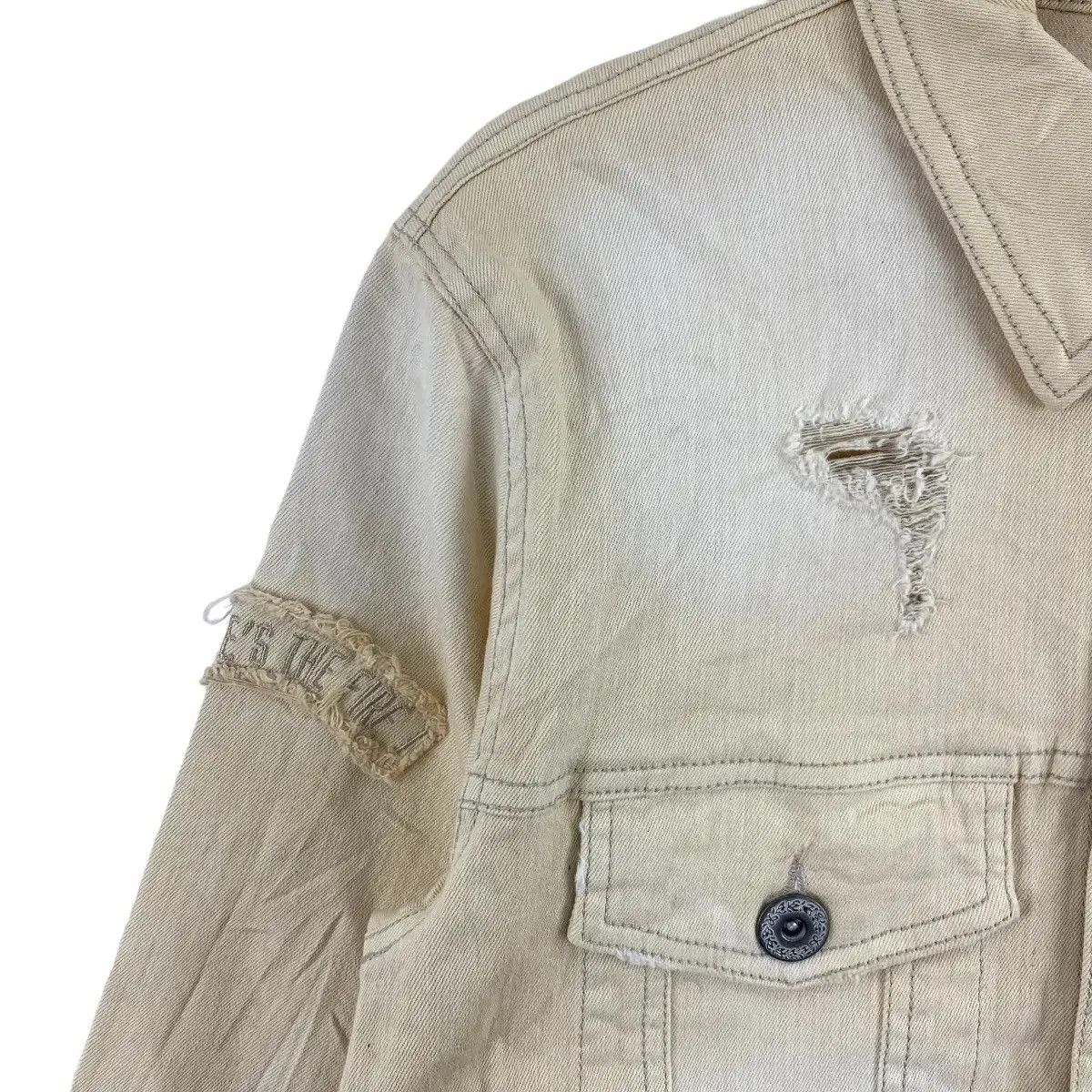 In The Attic Vintage IN THE ATTIC Summer Night Distress Denim Jeans Size L / US 10 / IT 46 - 5 Thumbnail