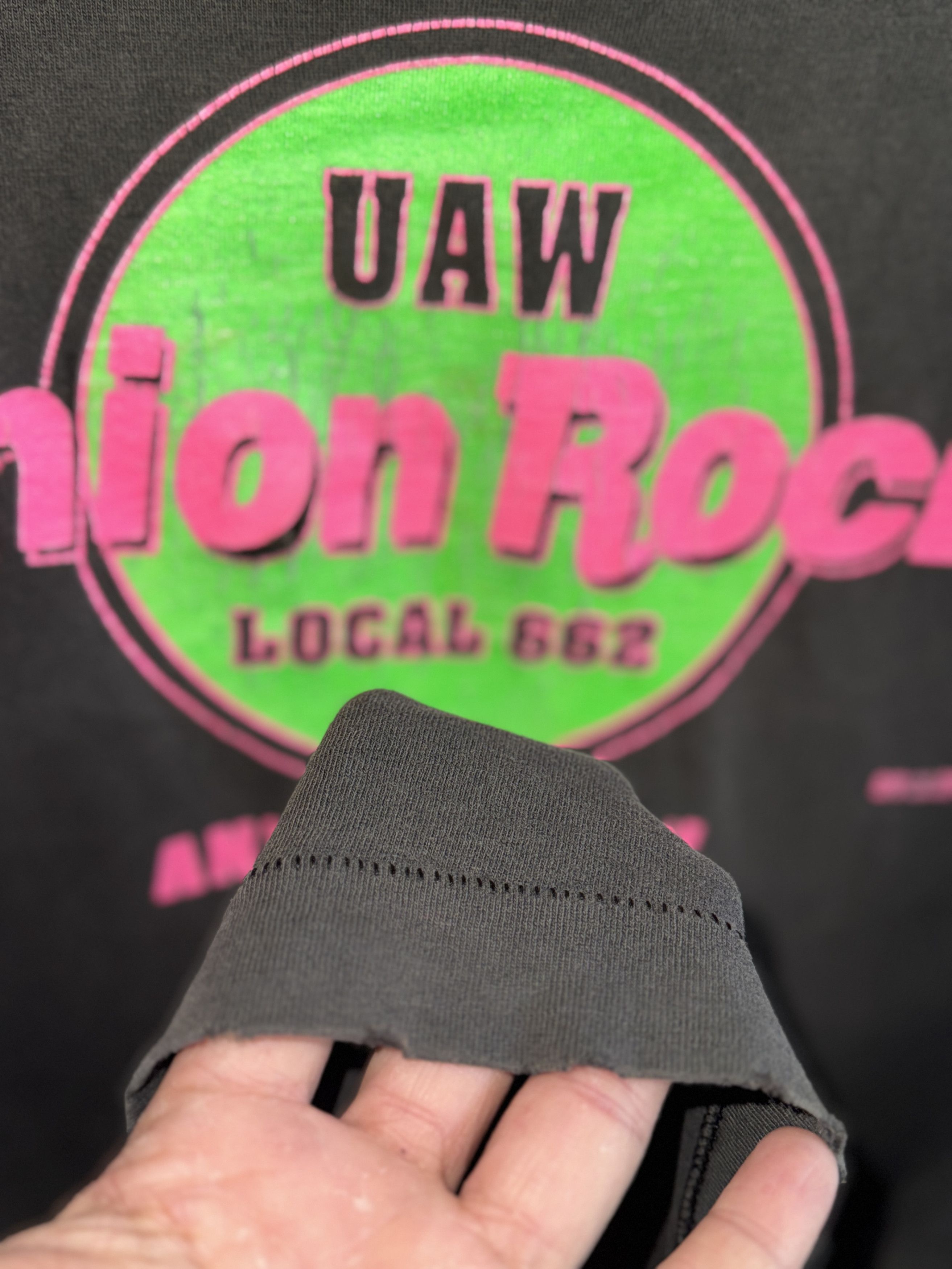 Vintage Vintage 1990's Indiana Union Rock Local T-Shirt Size US XL / EU 56 / 4 - 7 Thumbnail