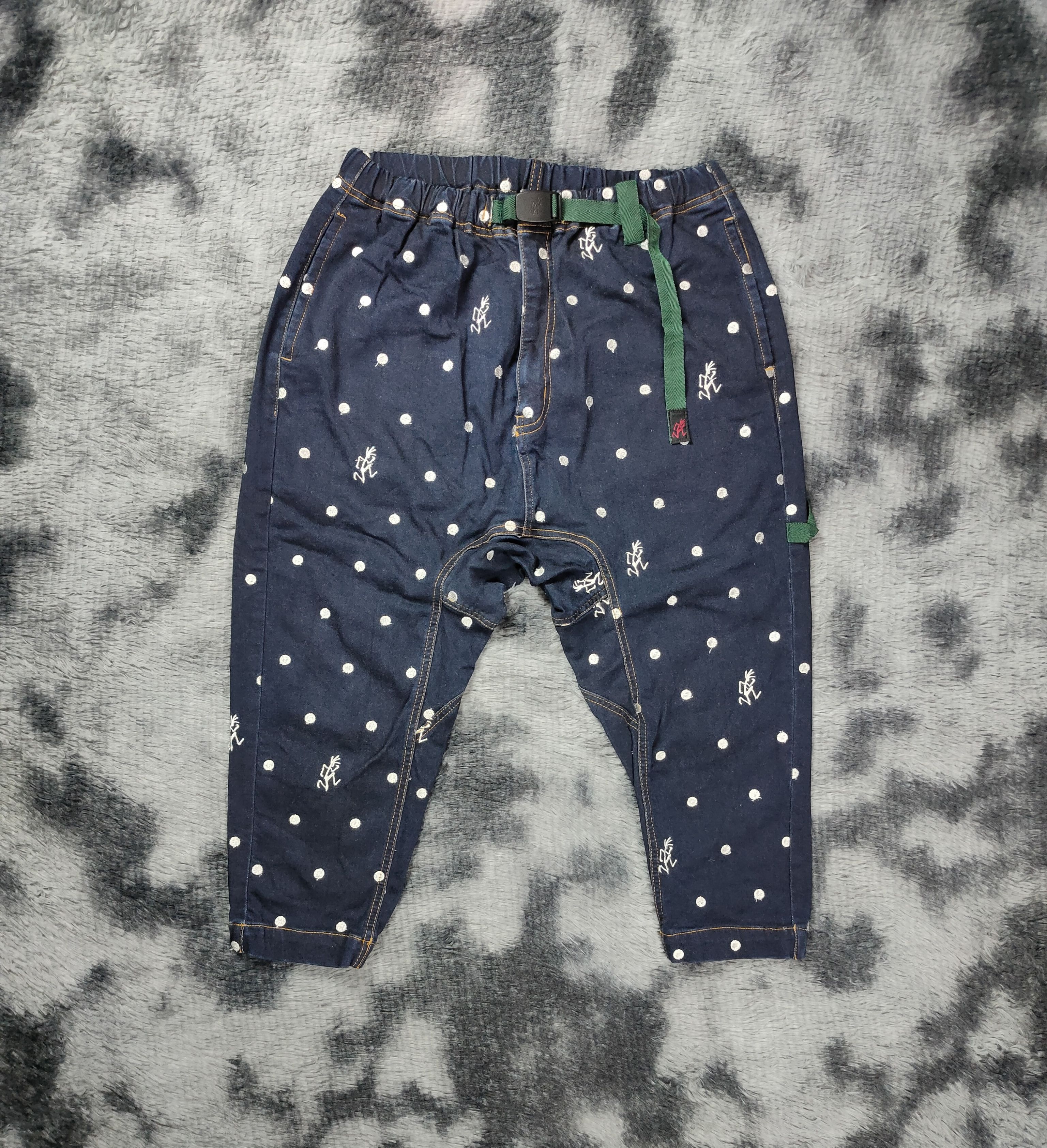 image of Frapbois x Gramicci Issey Miyake Frabois X Gramicci Cropped Pants in Navy Blue, Men's (Size 30)