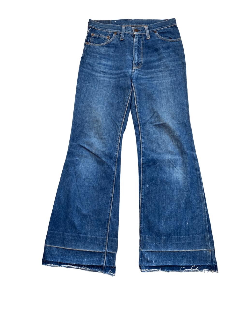 If Six Was Nine × Le Grande Bleu (L.G.B.) Flare Big Stone Japan Bush Pants Flared Denim Size US 30 / EU 46 - 2 Thumbnail