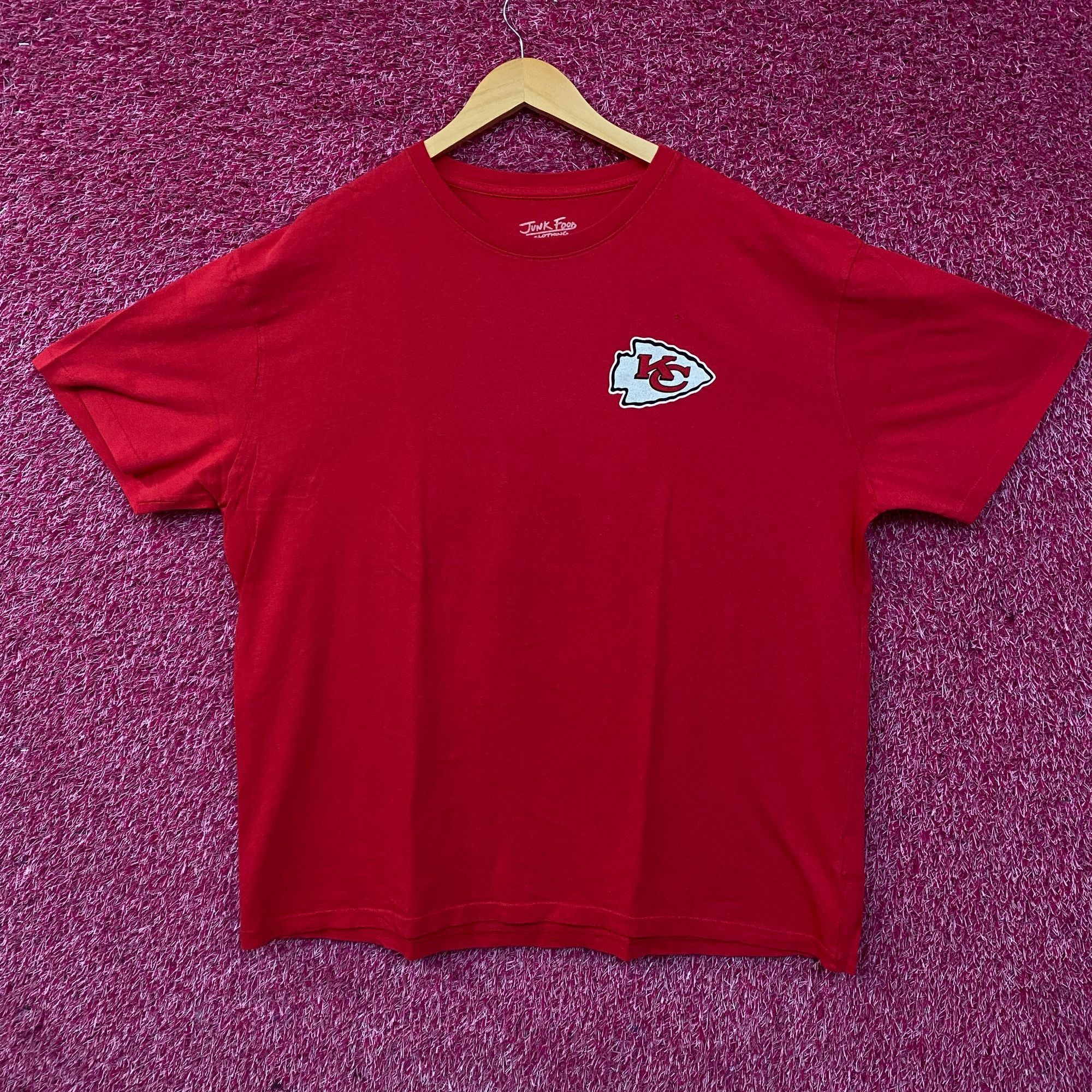Junk Food Junk Food Kansas City Chiefs NFL Helmet Graphic T-Shirt 2XL Size US XXL / EU 58 / 5 - 2 Thumbnail