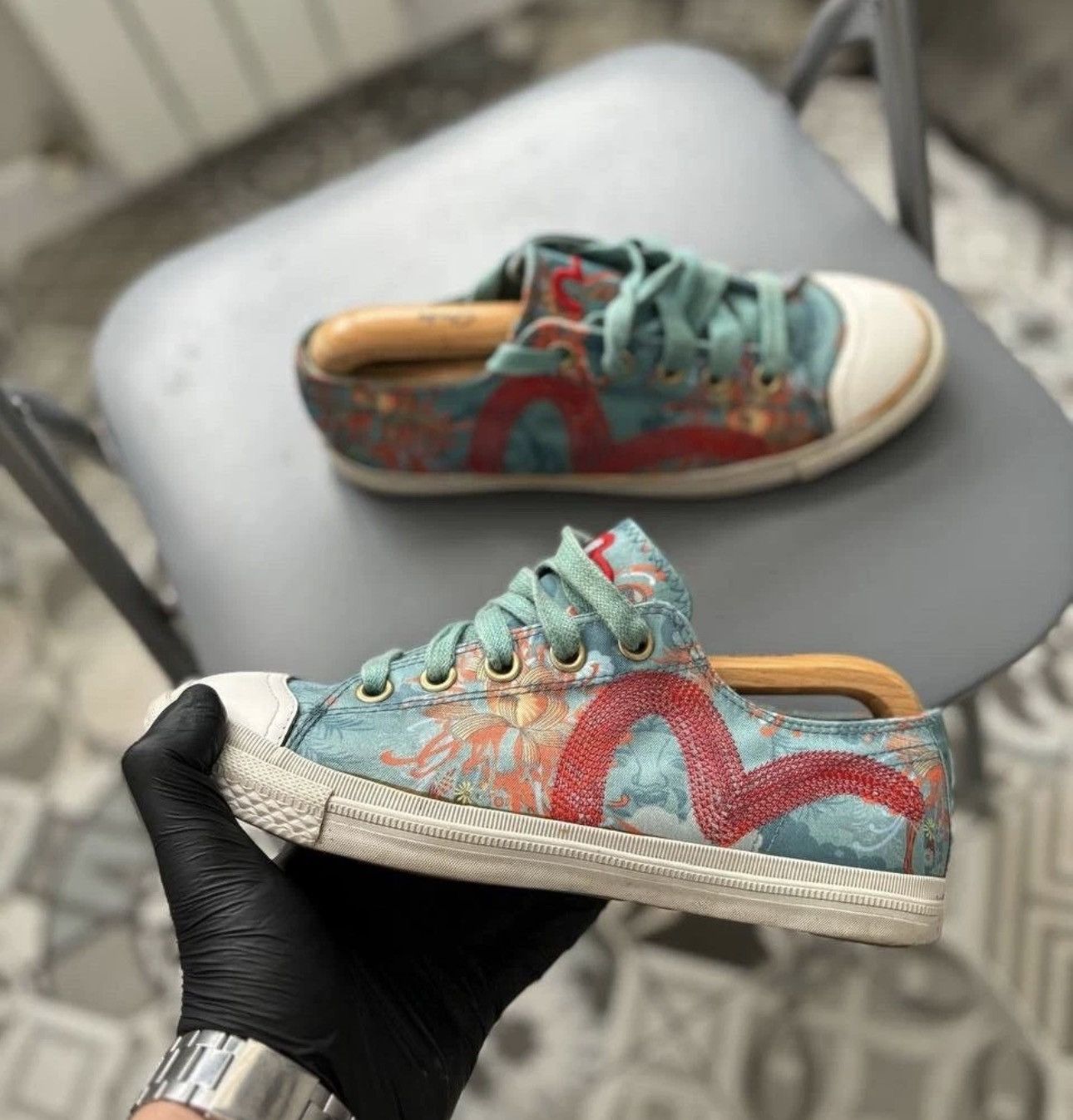 Evisu Evisu Sneakers shoes japanese brand vintage women Size US 10.5 / IT 40.5 - 7 Thumbnail