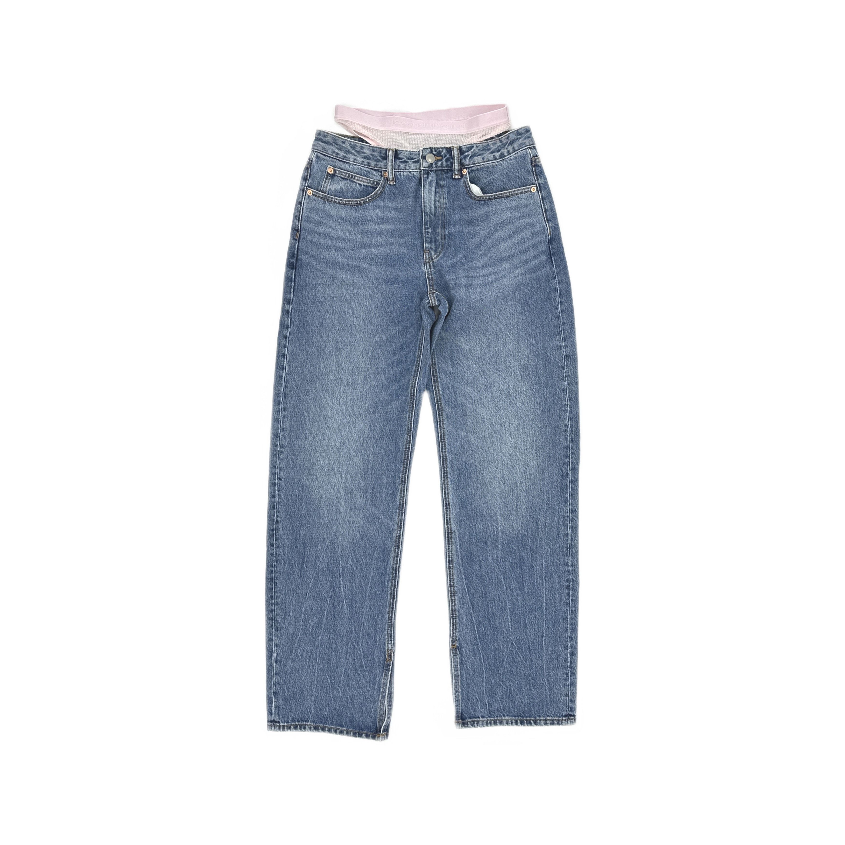 Alexander Wang Alexander Wang Mesh Waist Detail Jeans Size 26 Size 26" / US 2 / IT 38 - 1 Thumbnail