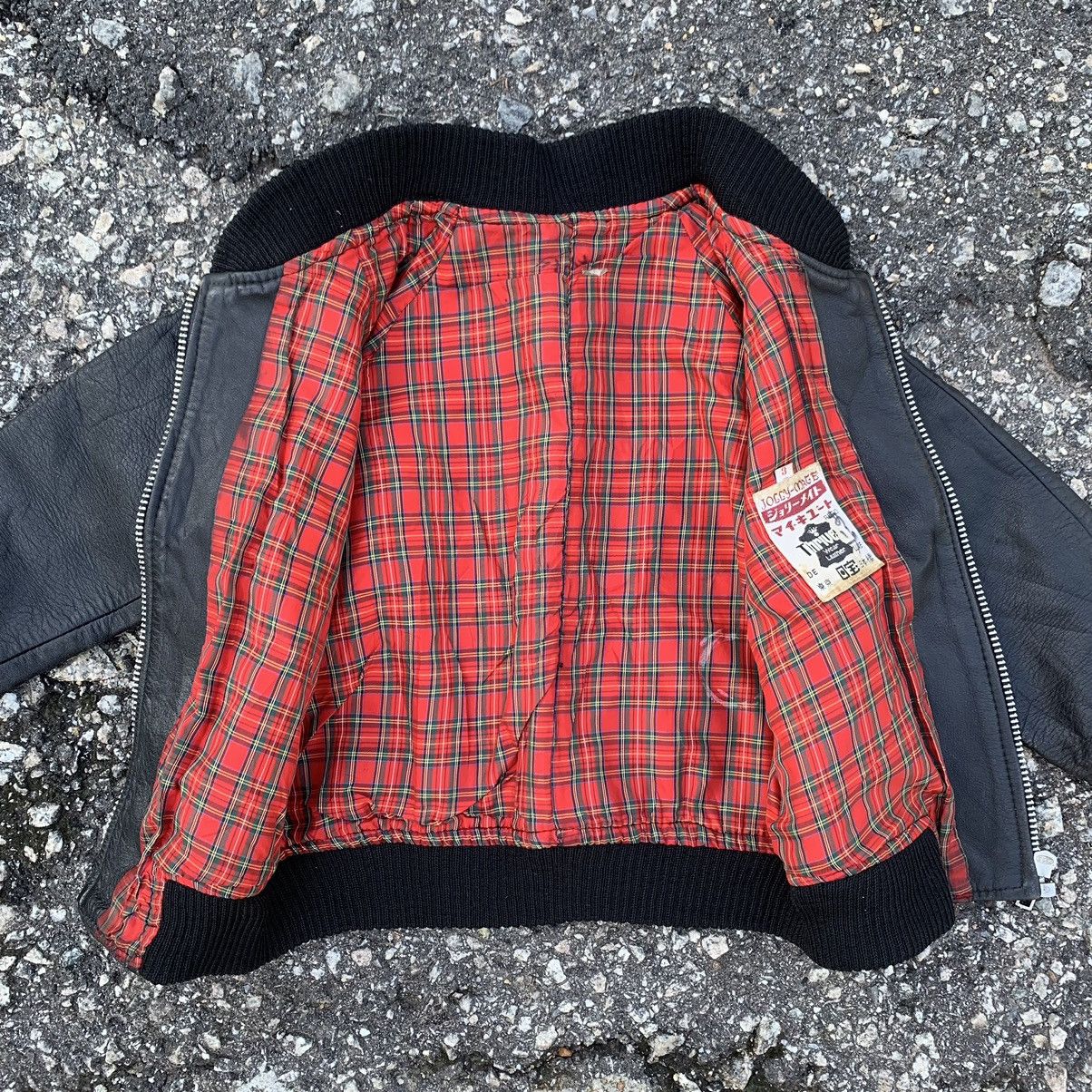 Japanese Brand × Vintage THRIVE WEAR LEATHER JACKET KIDS 3-4 YEAR Size US XXS / EU 40 - 11 Thumbnail