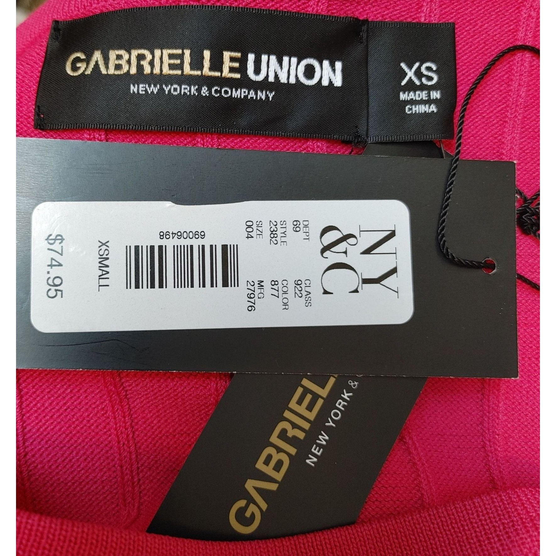 Other New York and Company Gabrielle Union Pink Sweater Dress Size Size XS / US 0-2 / IT 36-38 - 3 Thumbnail