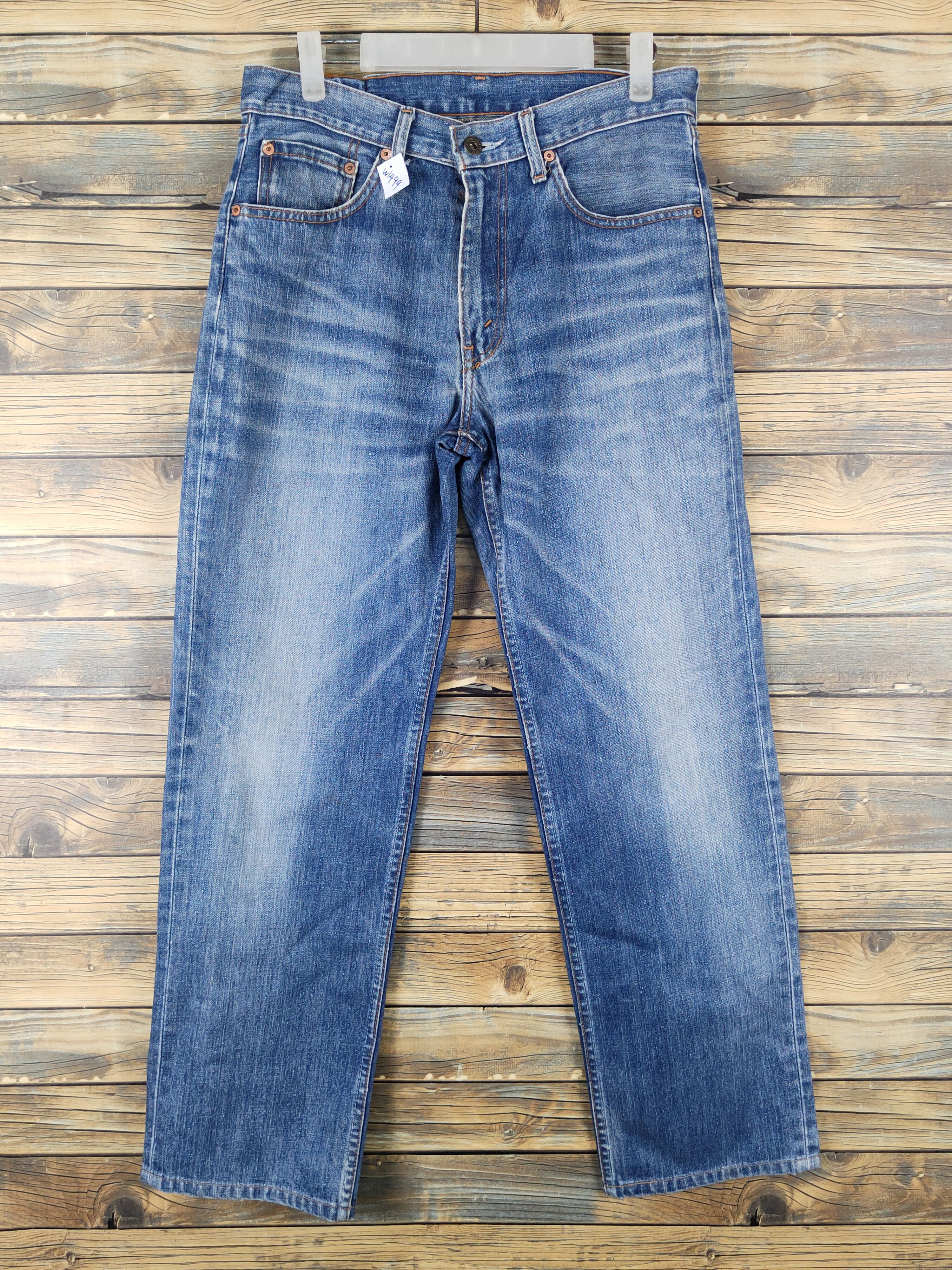 Levi's Levi's Blue Distressed Ripped denim Jeans #W141499 Size US 32 / EU 48 - 1 Thumbnail