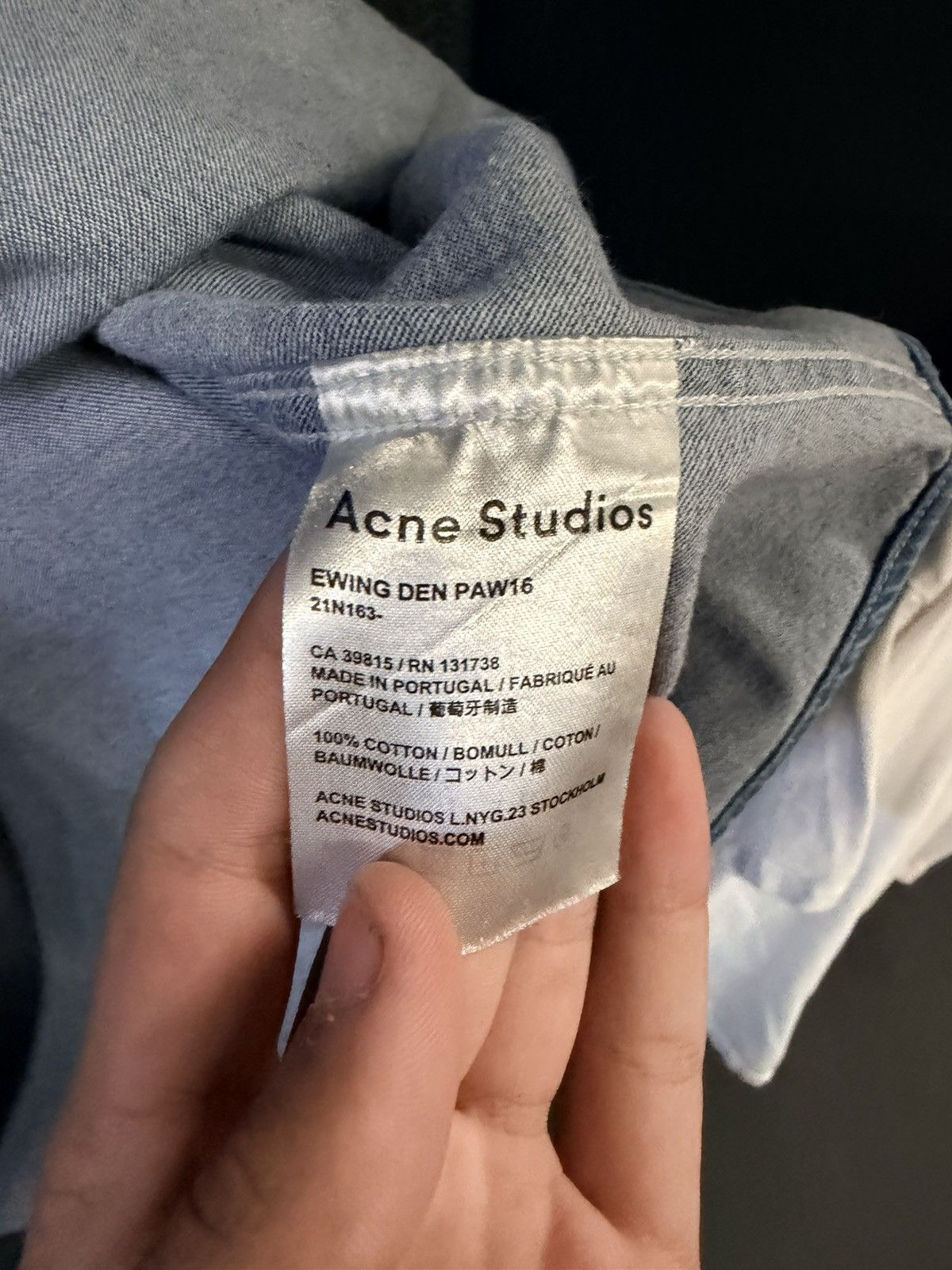 Acne Studios Acne studios button up jean jacket Size US M / EU 48-50 / 2 - 4 Thumbnail