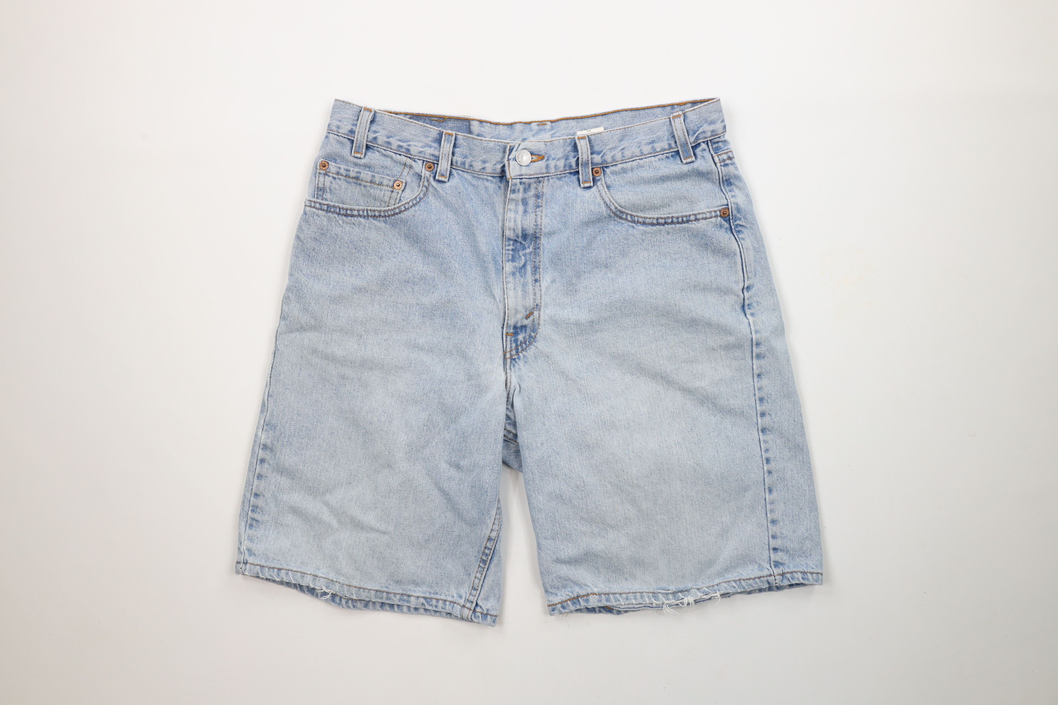 Levi's × Vintage Vintage Y2K 2000 Levis 550 Fit Denim Shorts Jorts USA Size US 34 / EU 50 - 1 Thumbnail