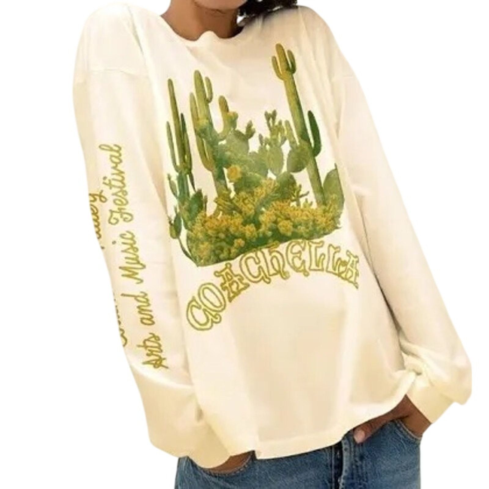 Daydreamer DAYDREAMER Coachella Cactus Concert Long Sleeve Size XL New Size XL / US 12-14 / IT 48-50 - 1 Thumbnail