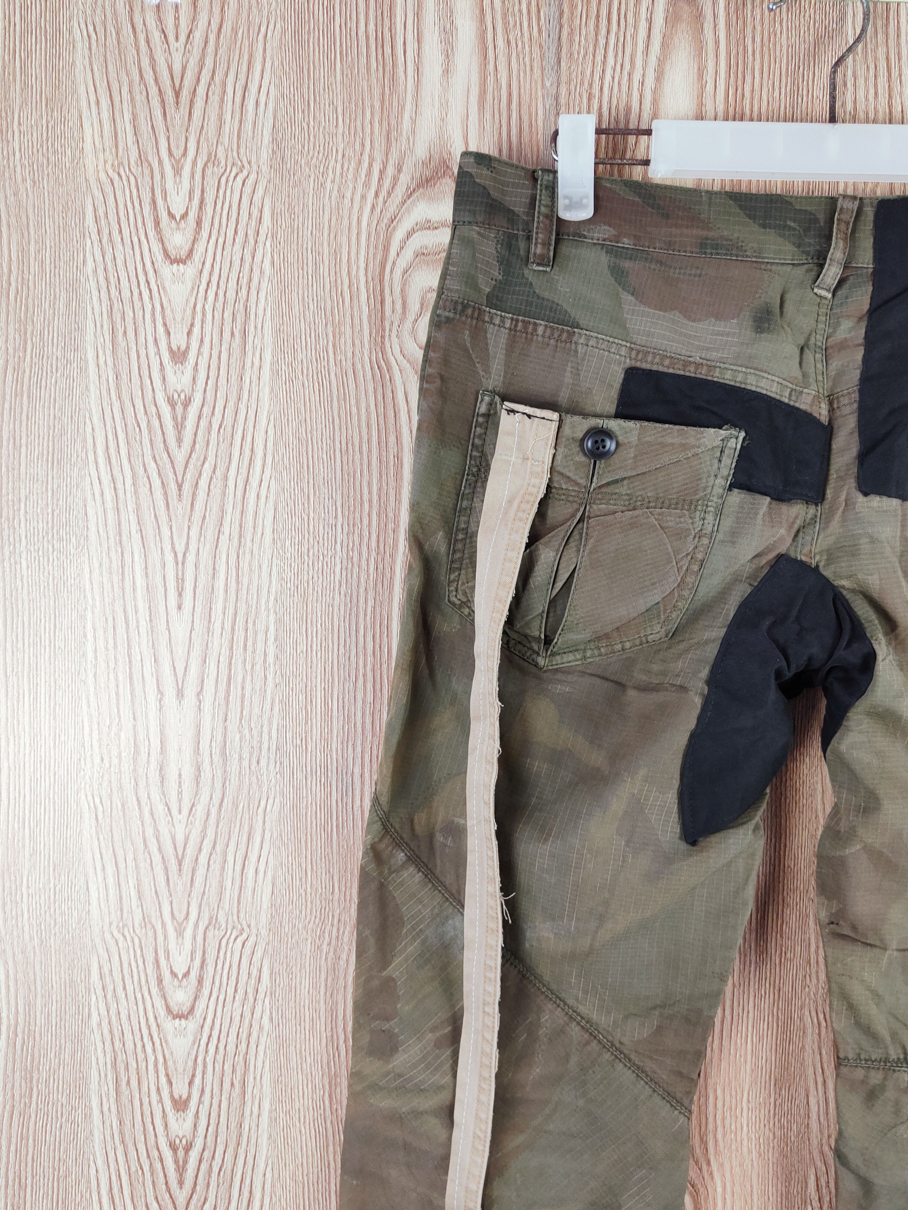 Japanese Brand Bexist Camo faded reworked patchwork vtg Cargo Pants #W015 Size US 32 / EU 48 - 8 Thumbnail