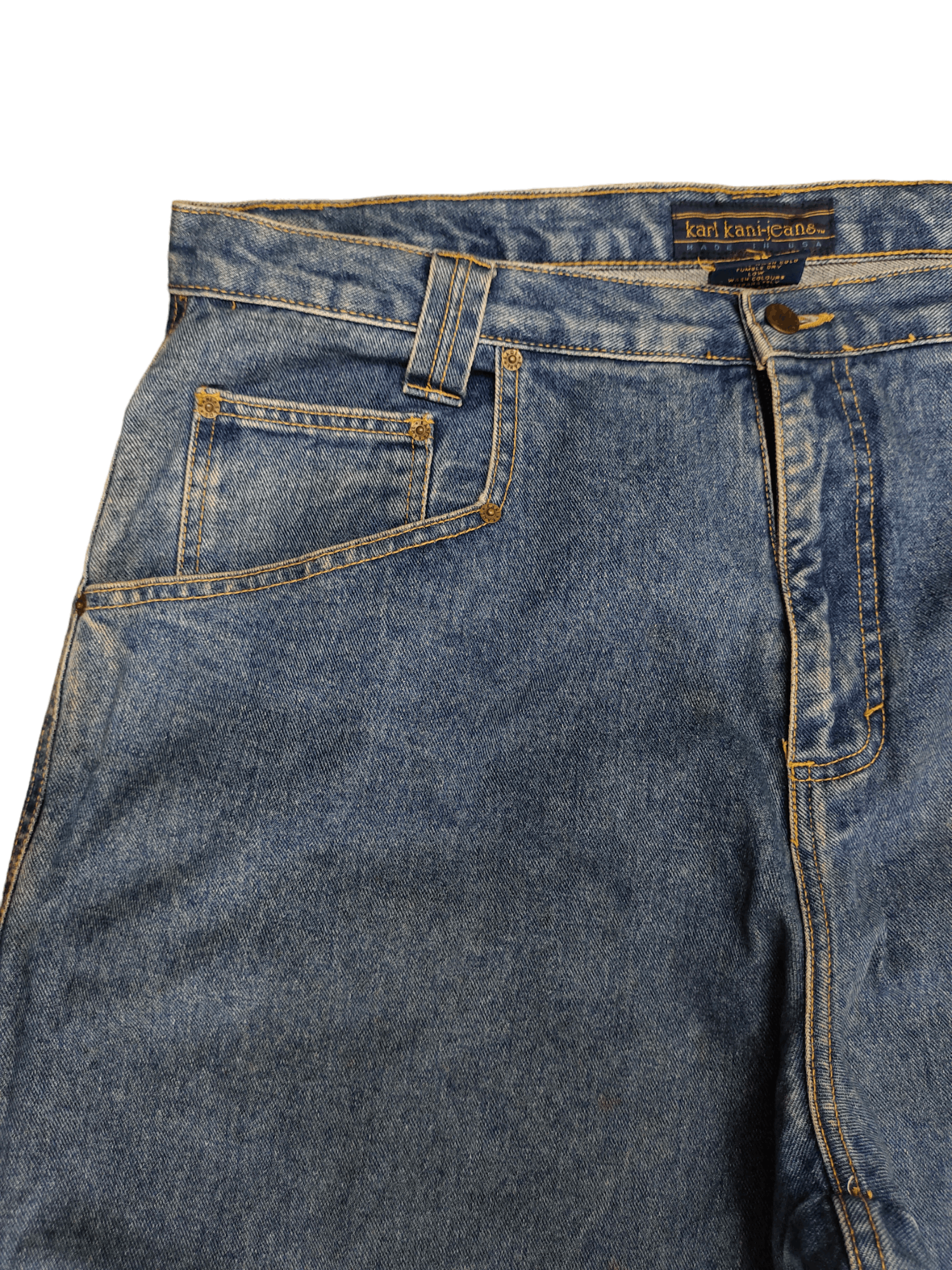 Karl Kani Jnco Style Baggy Jeans Karl Kani Carpenter Denim Wide Leg Size US 38 / EU 54 - 13 Thumbnail