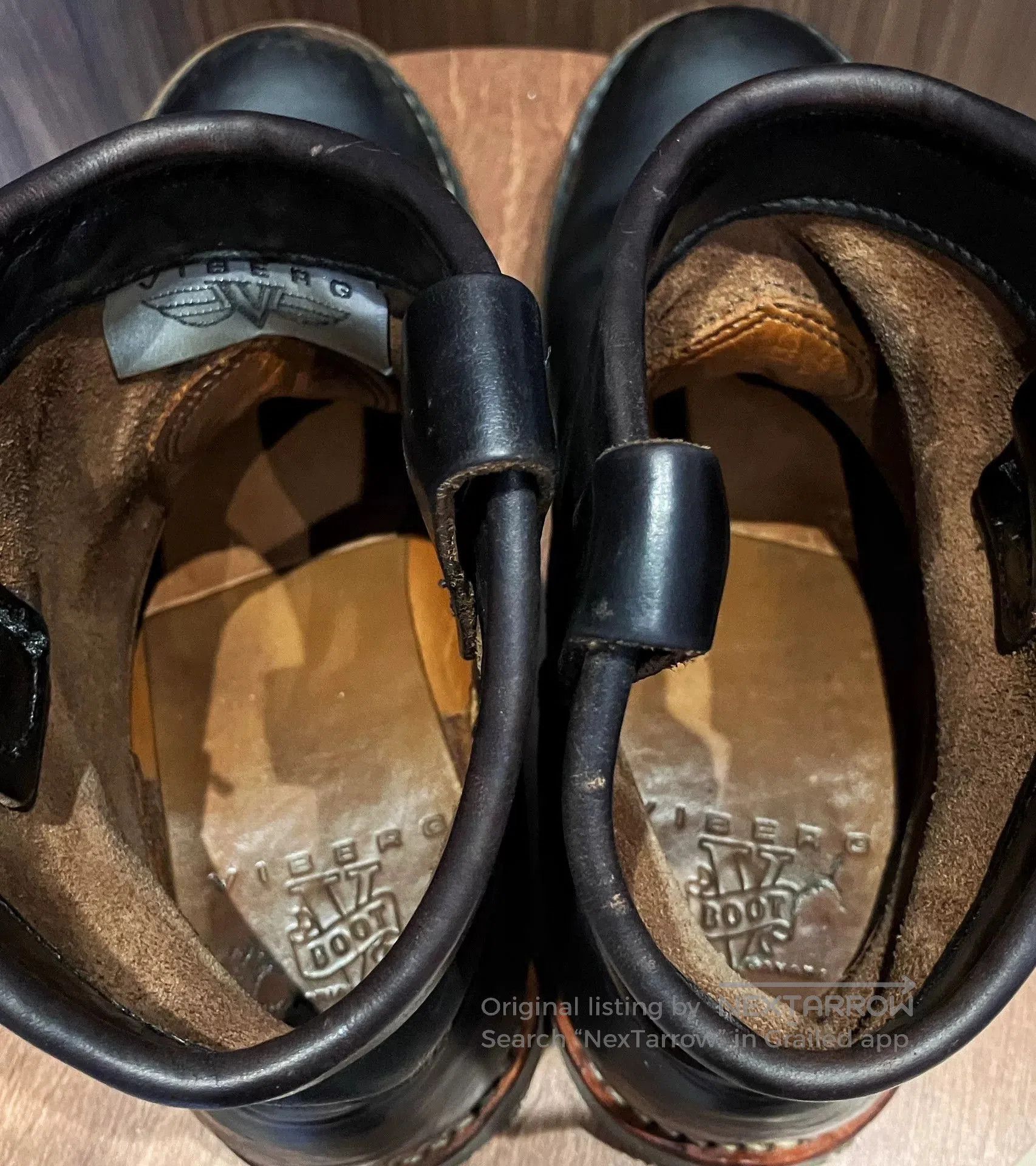 Viberg VIBERG Engineer Boots in Classic Black Leather. Size US 8.5 / EU 41-42 - 7 Thumbnail