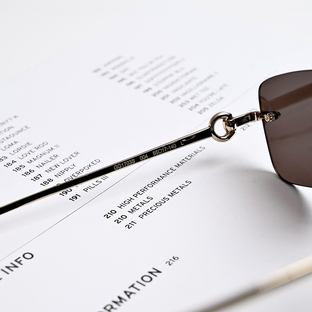 Gucci GUCCI GG1703S SUNGLASSES Size ONE SIZE - 6 Thumbnail