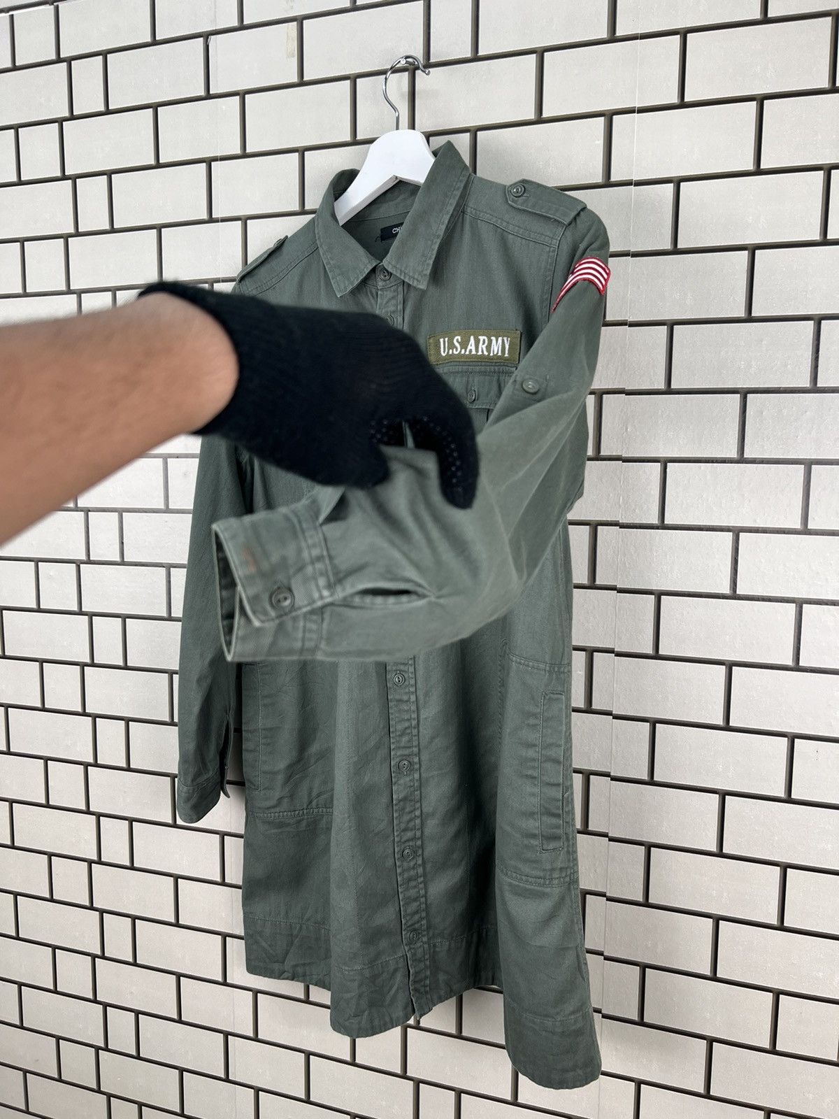 Japanese Brand Chip Clip Military Style Multipocket Longsleeve Shirt Size US M / EU 48-50 / 2 - 5 Thumbnail