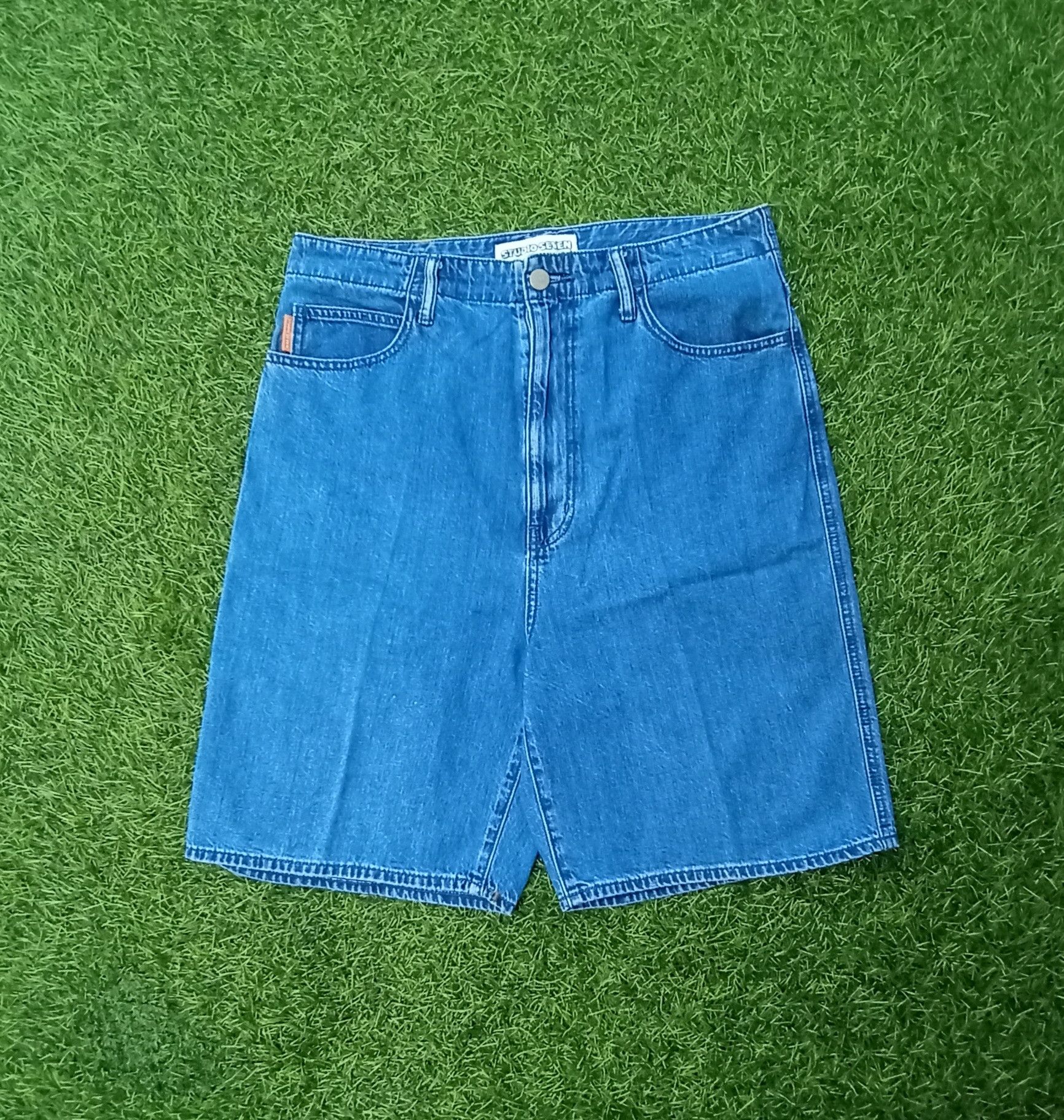 If Six Was Nine × Studio Seven Y2k studio seven shorts pants jnco style Size US 31 - 2 Thumbnail