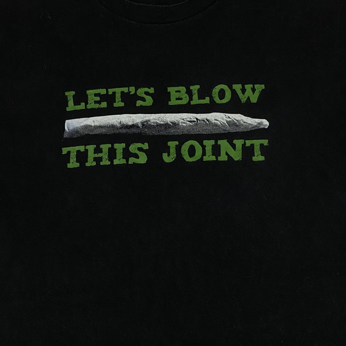 Vintage Lets blow this joint wording tee rasta marijuana Size US L / EU 52-54 / 3 - 2 Thumbnail