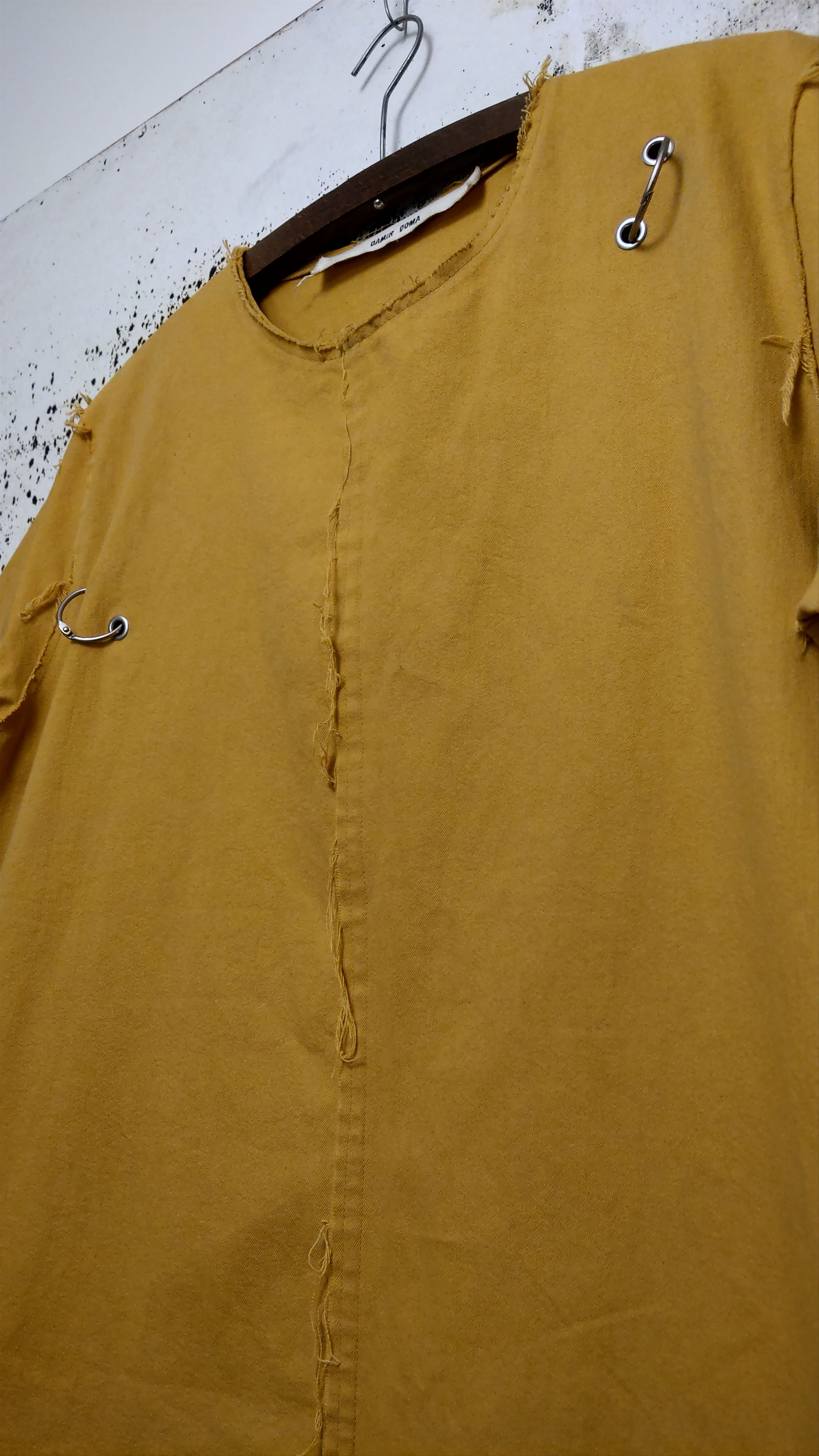 Damir Doma Rare Pierced Shirt SS'17 Frayed Reworked Vest Goth y2k opium Size S / US 4 / IT 40 - 8 Thumbnail
