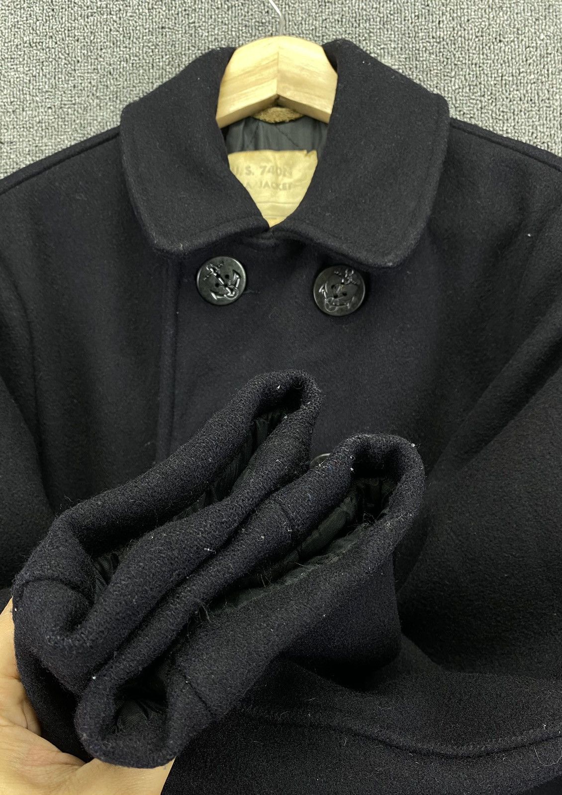 Schott Vintage Schott Double Breasted Wool Coat Jacket Size XXL / US 16-18 / IT 52-54 - 9 Thumbnail
