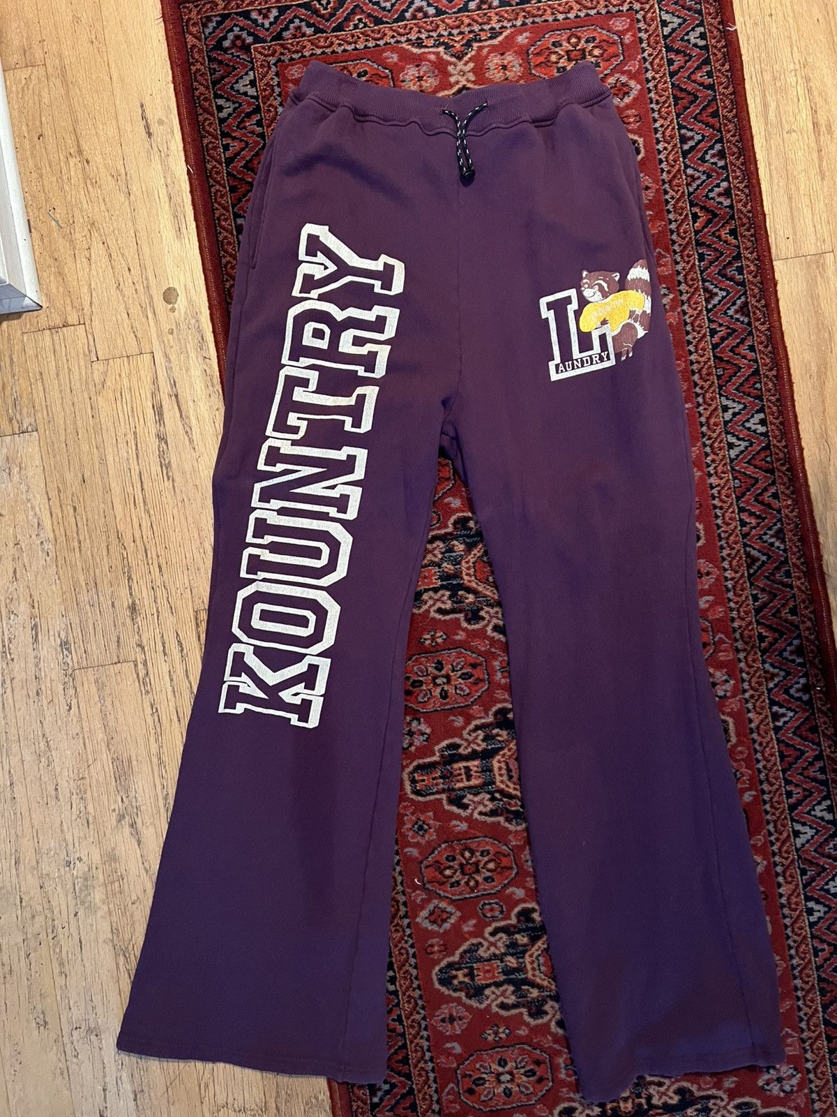 Kapital × Kapital Kountry Kapital fleece flared sweatpants (kountry print) Size US 34 / EU 50 - 4 Thumbnail