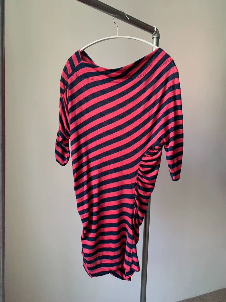 Vivienne Westwood Vivienne Westwood Rose red striped pleated dress Size XS / US 0-2 / IT 36-38 - 4 Thumbnail