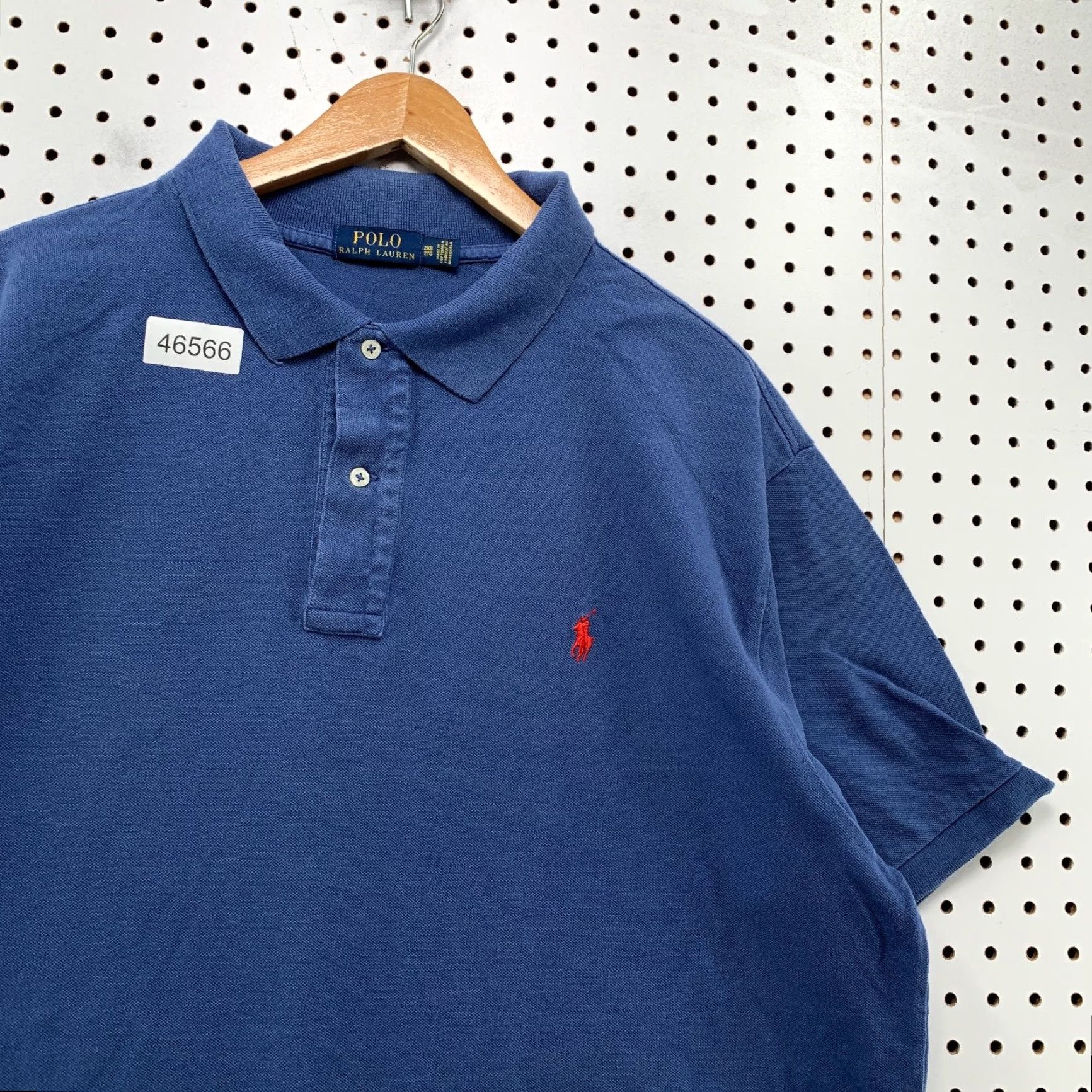 Polo Ralph Lauren Polo Ralph Lauren Shirt Mens Big 2XB Blue Red Pony Preppy School Work Size Size US XXL / EU 58 / 5 - 7 Thumbnail