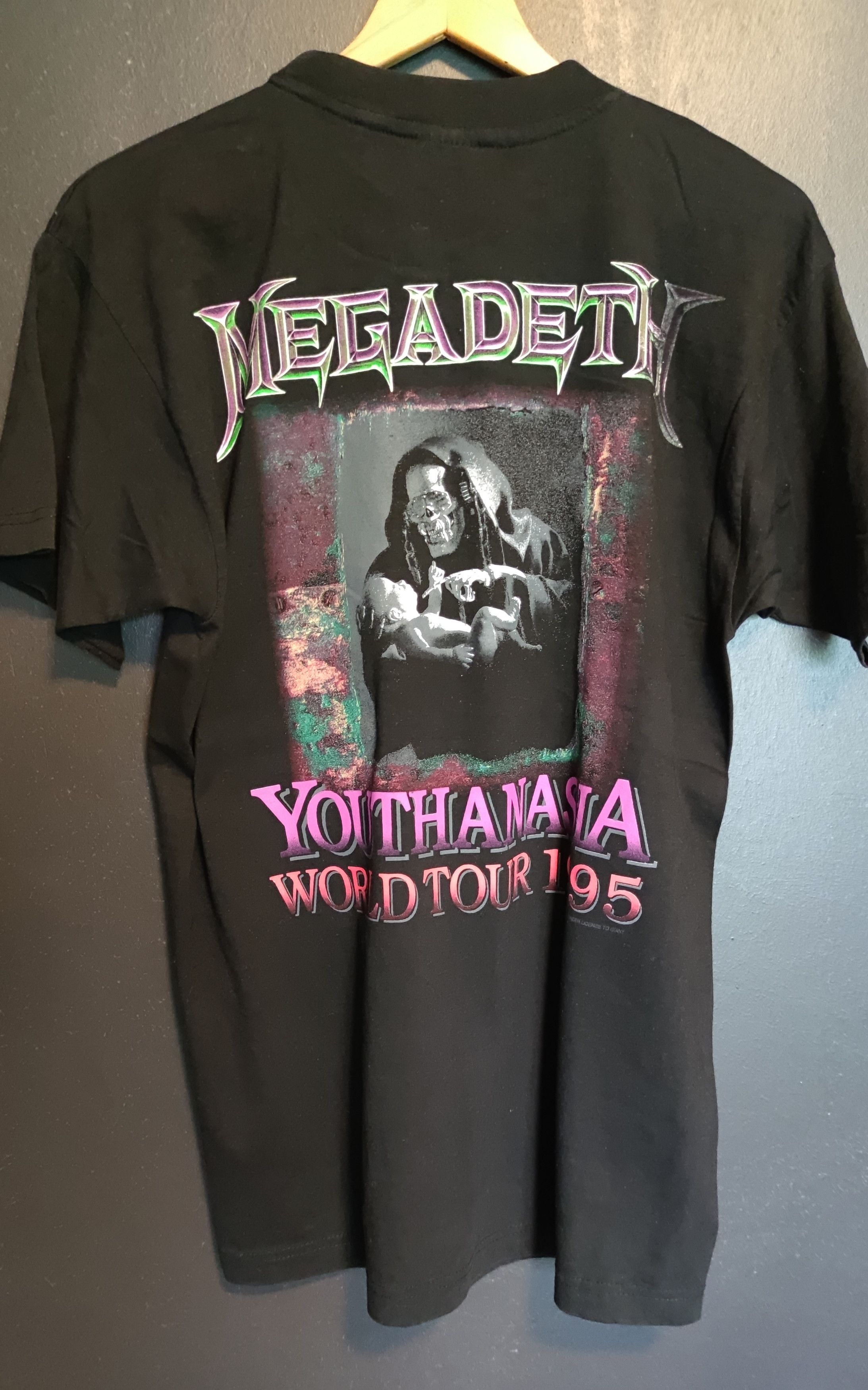 Vintage MEGADETH Youthanasia World Tour 1995 vintage shirt Grailed