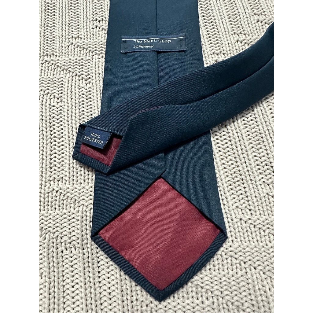 JCPenney JC Penny navy blue tie Size ONE SIZE - 2 Thumbnail