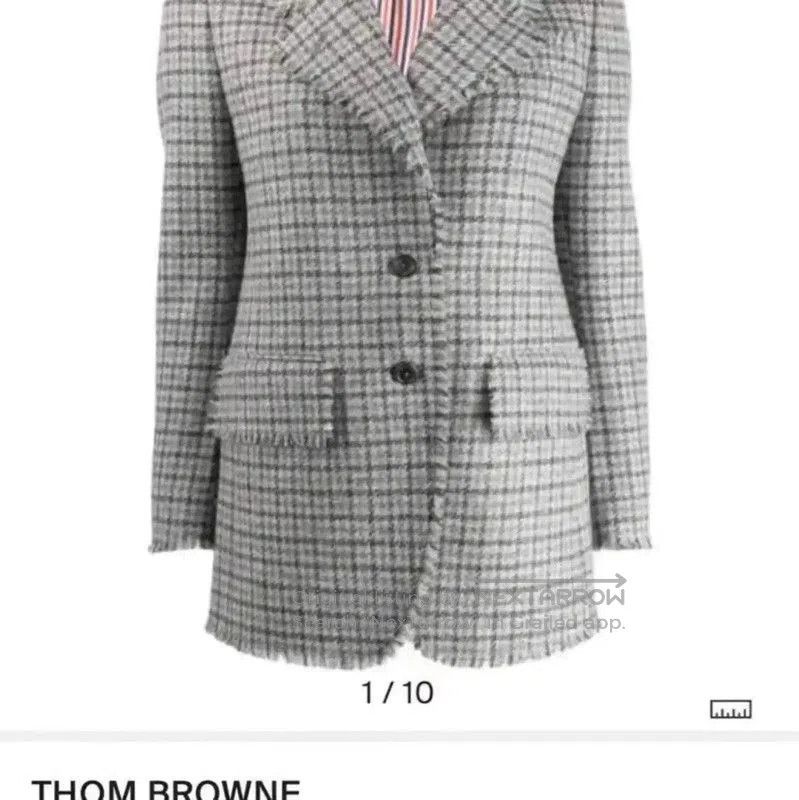 Thom Browne Thom Browne Gray Cotton Women’s Long Coat . Size M / US 6-8 / IT 42-44 - 9 Thumbnail
