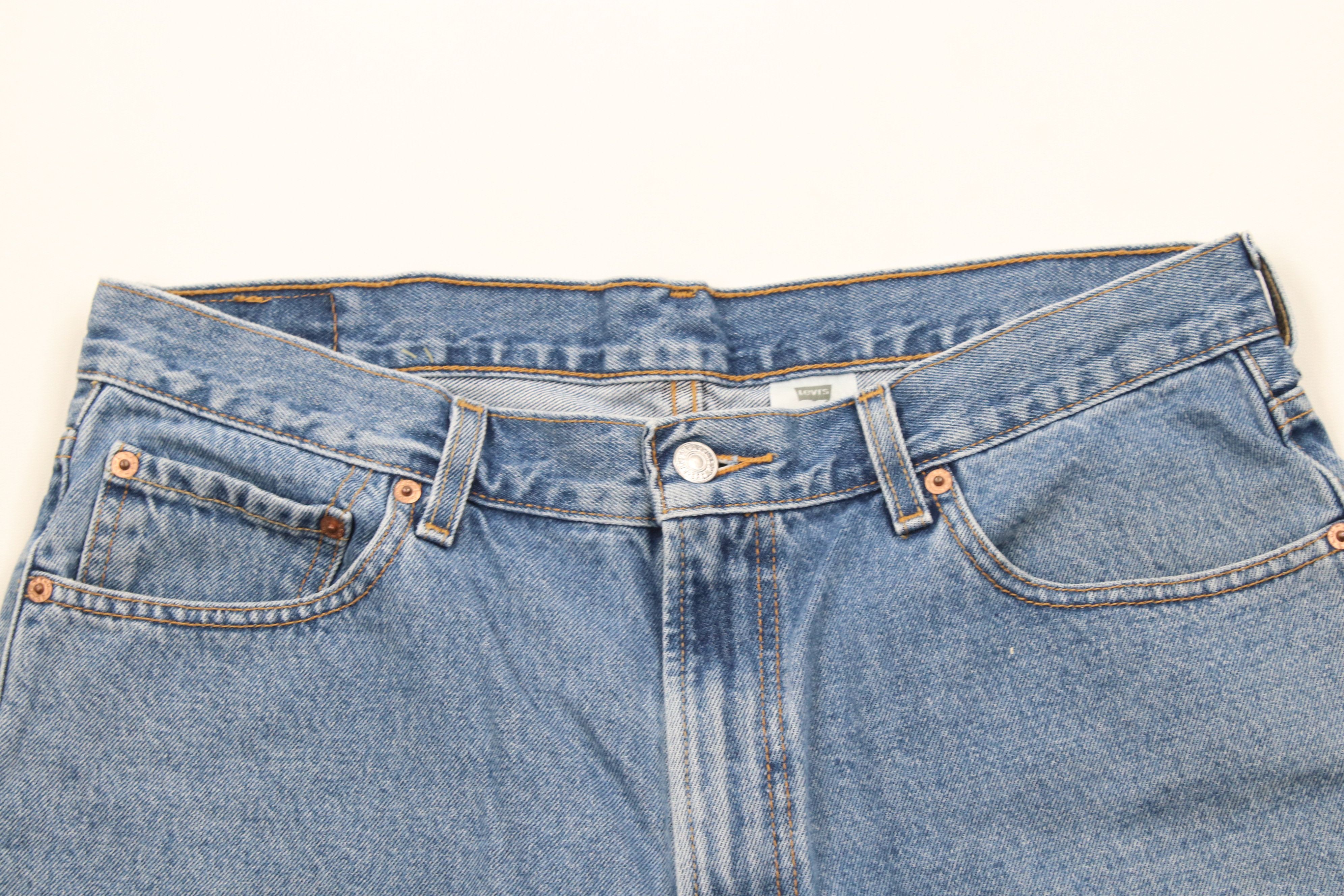 Levi's × Vintage Vintage Y2K 2003 Levis 550 Fit Denim Jean Shorts Jorts Size US 36 / EU 52 - 2 Thumbnail