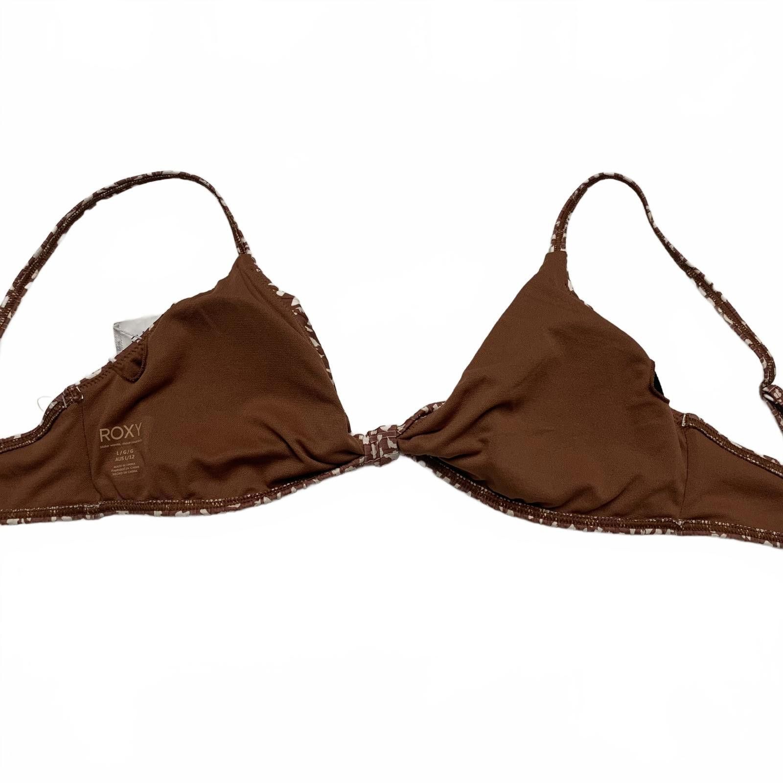 Royal Robbins Roxy Love the Surf Knot Bikini Top Women's Sz L BR Swimwear Size ONE SIZE - 5 Thumbnail