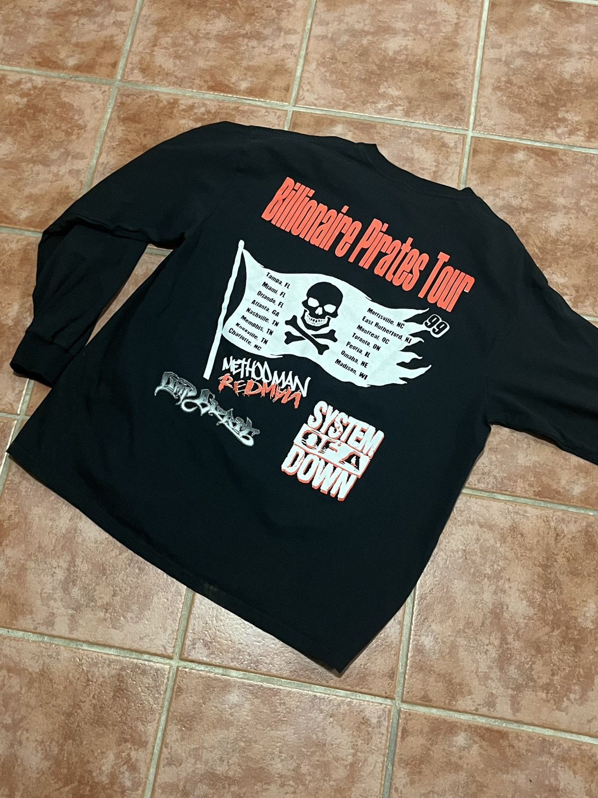Vintage Vintage 1999 Limp Bizkit System Of A Down Billionaire Pirate Size US XL / EU 56 / 4 - 7 Thumbnail