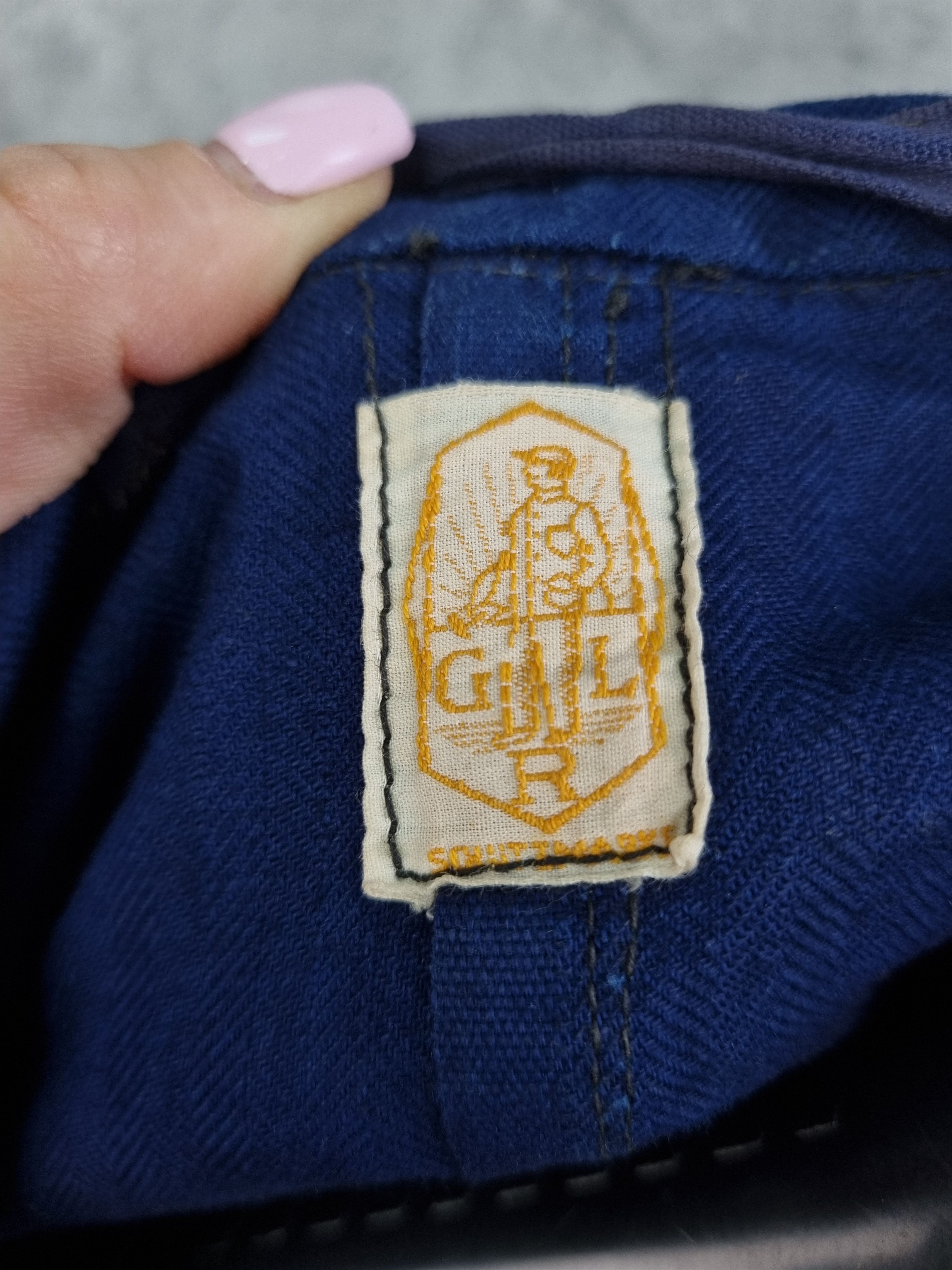 Le Laboureur × Vetra 80s Iconic Nehru Collar Worker German Jacket Size US M / EU 48-50 / 2 - 8 Thumbnail
