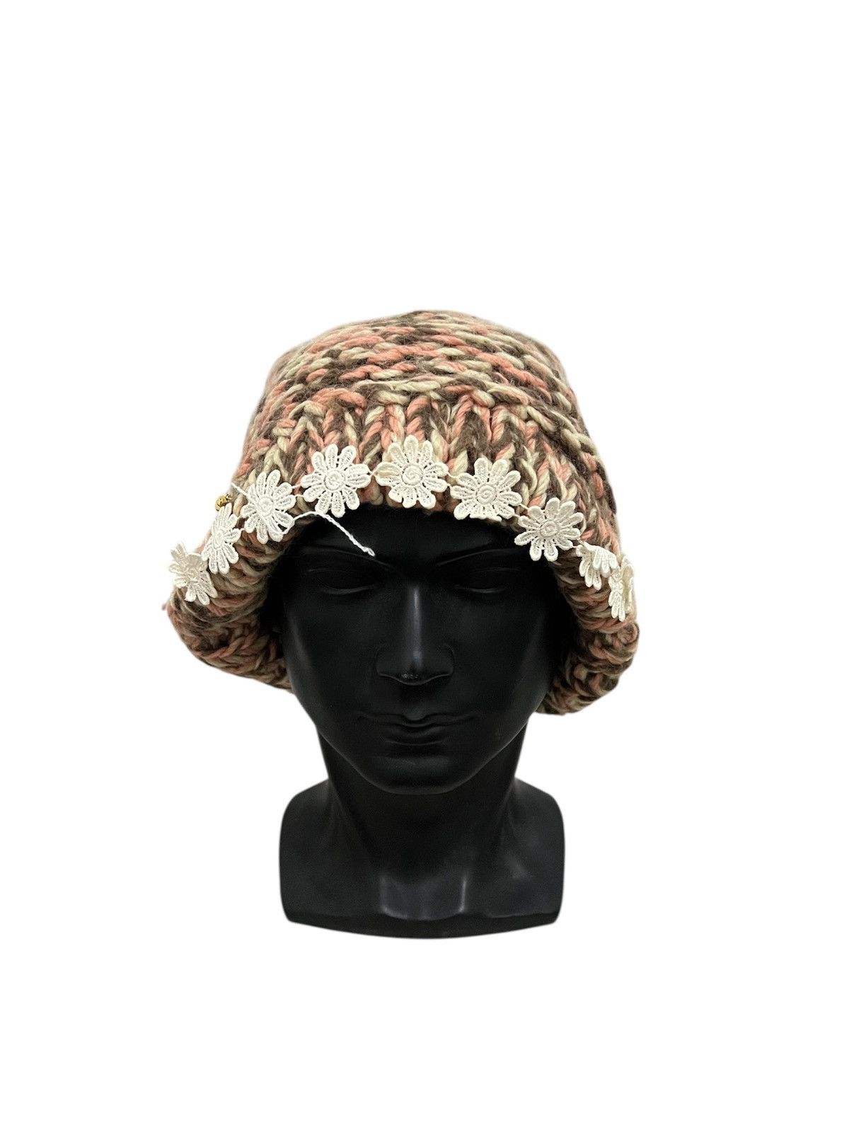 CA4LA Japanese brand Ca4la Crochet Beanie Hat Size ONE SIZE - 1 Thumbnail