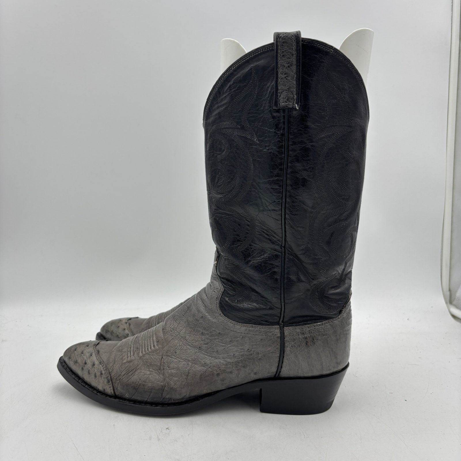 Dan Post Vintage Dan Post Exotic Ostrich Western Boots Snip Toe 11 D Size US 11 / EU 44 - 5 Thumbnail
