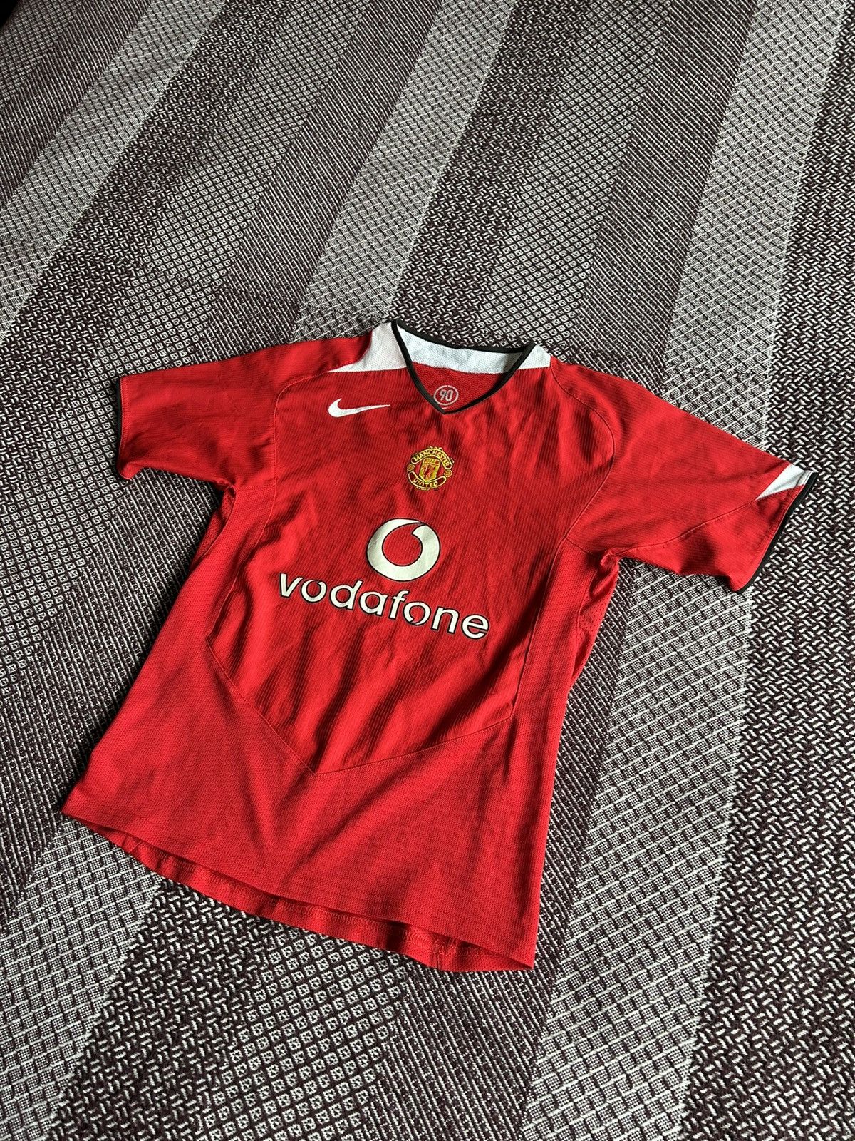 Nike × Vintage Manchester United 2004/2005 Home Shirt Youth Kids M 140-152 Size US XXS / EU 40 - 2 Thumbnail