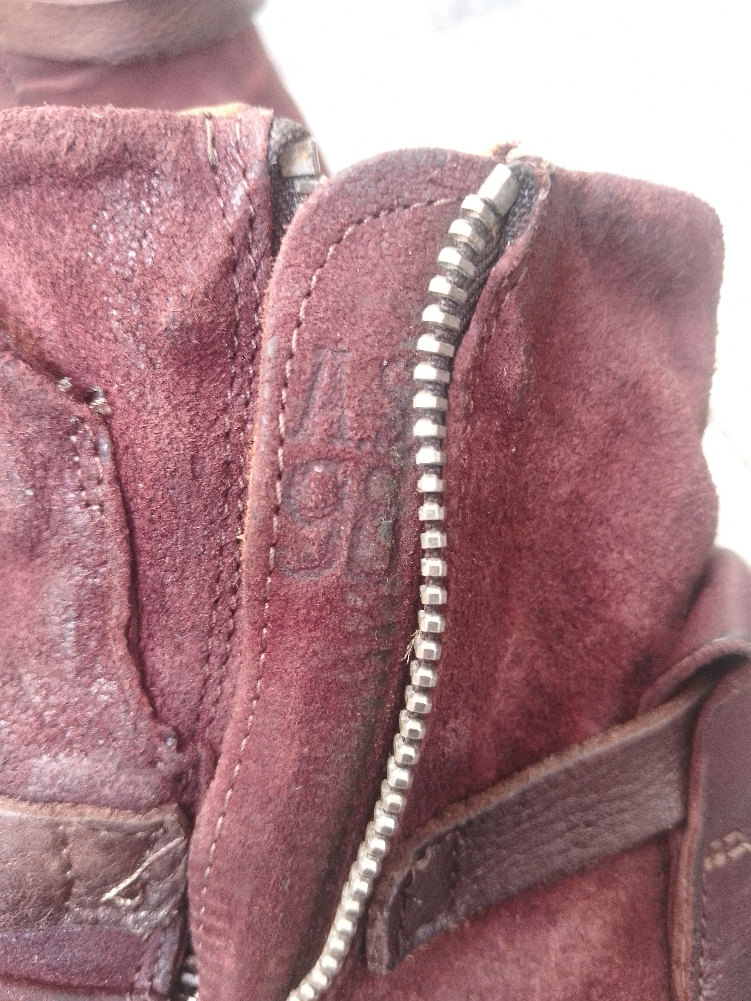 A.S.98 AS 98 Burgundy heel boots Size US 11 / IT 41 - 8 Thumbnail