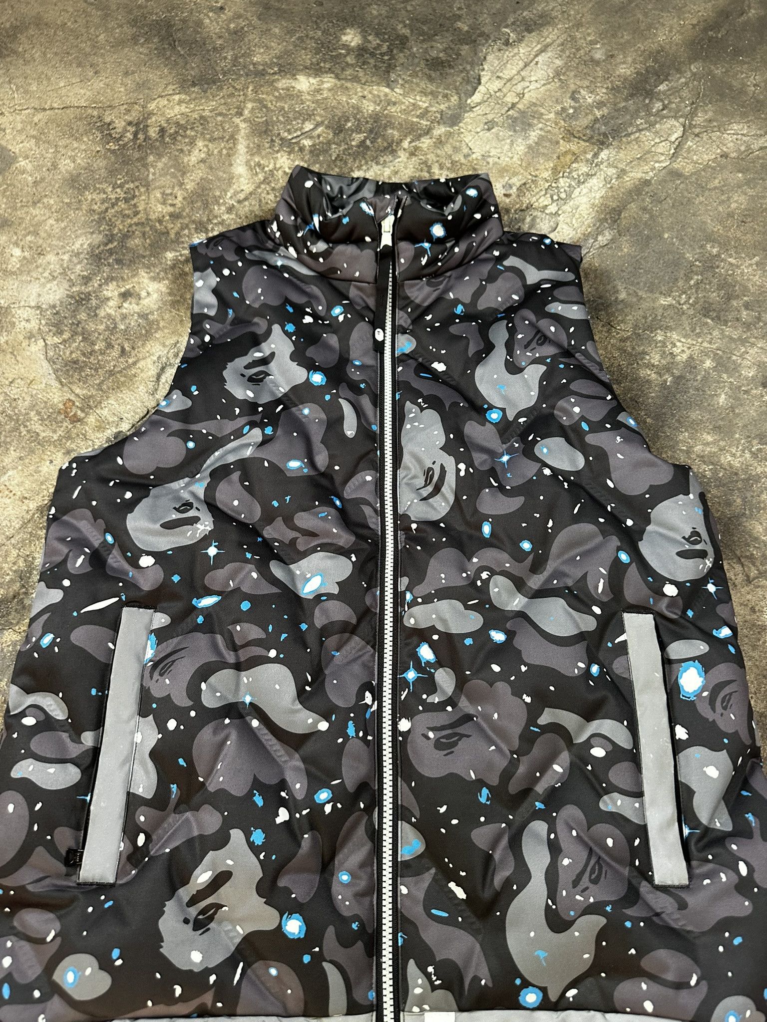 Bape BAPE Space Camo Down Puffer Vest Size US M / EU 48-50 / 2 - 2 Thumbnail